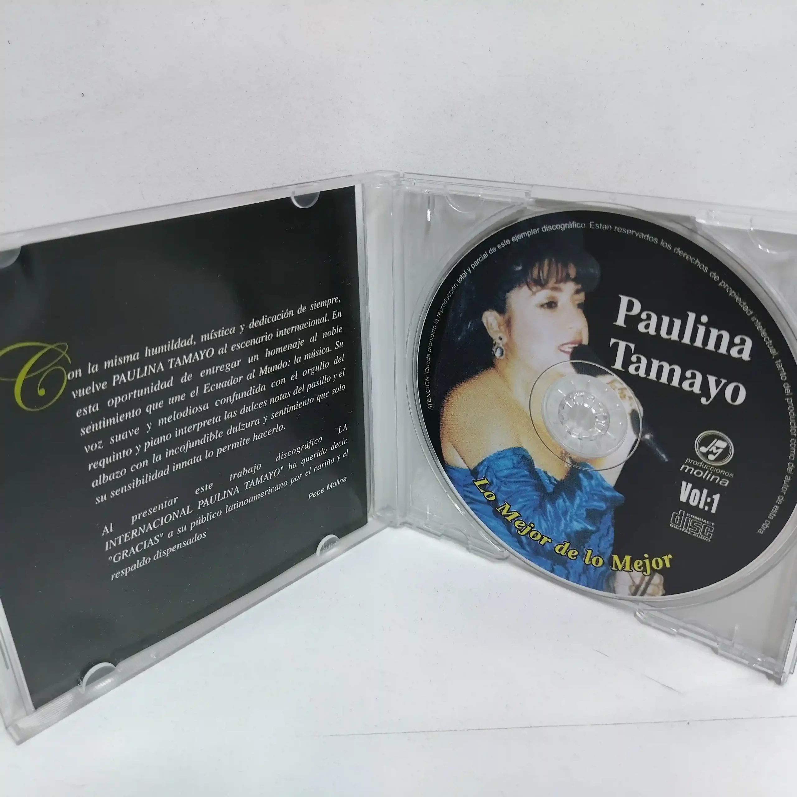 Paulina Tamayo – Un abrazo y una Cancion (CD) - Imagen 3