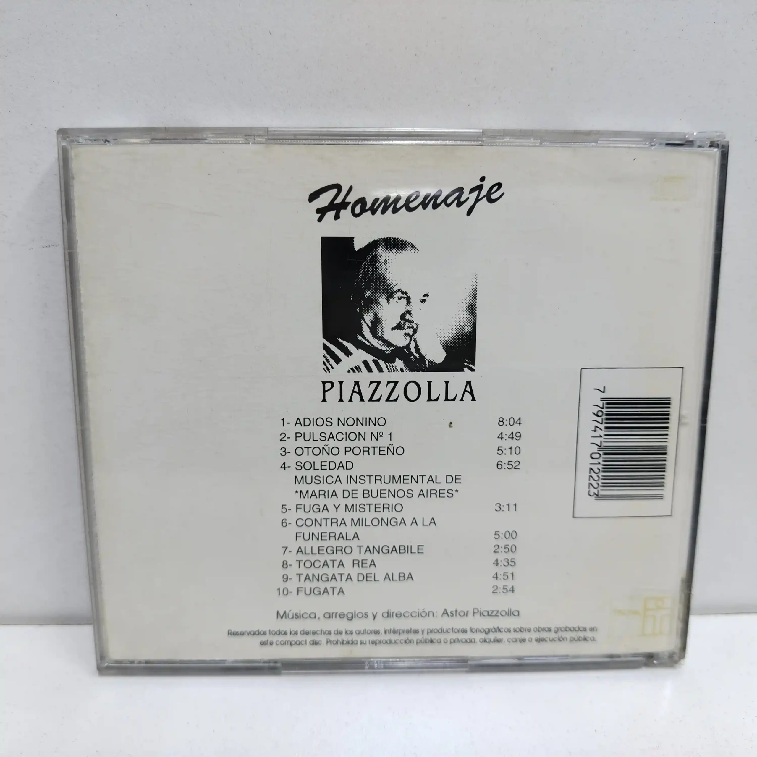 Astor Piazzolla – Homenaje Adios Nonino…(CD) - Imagen 2