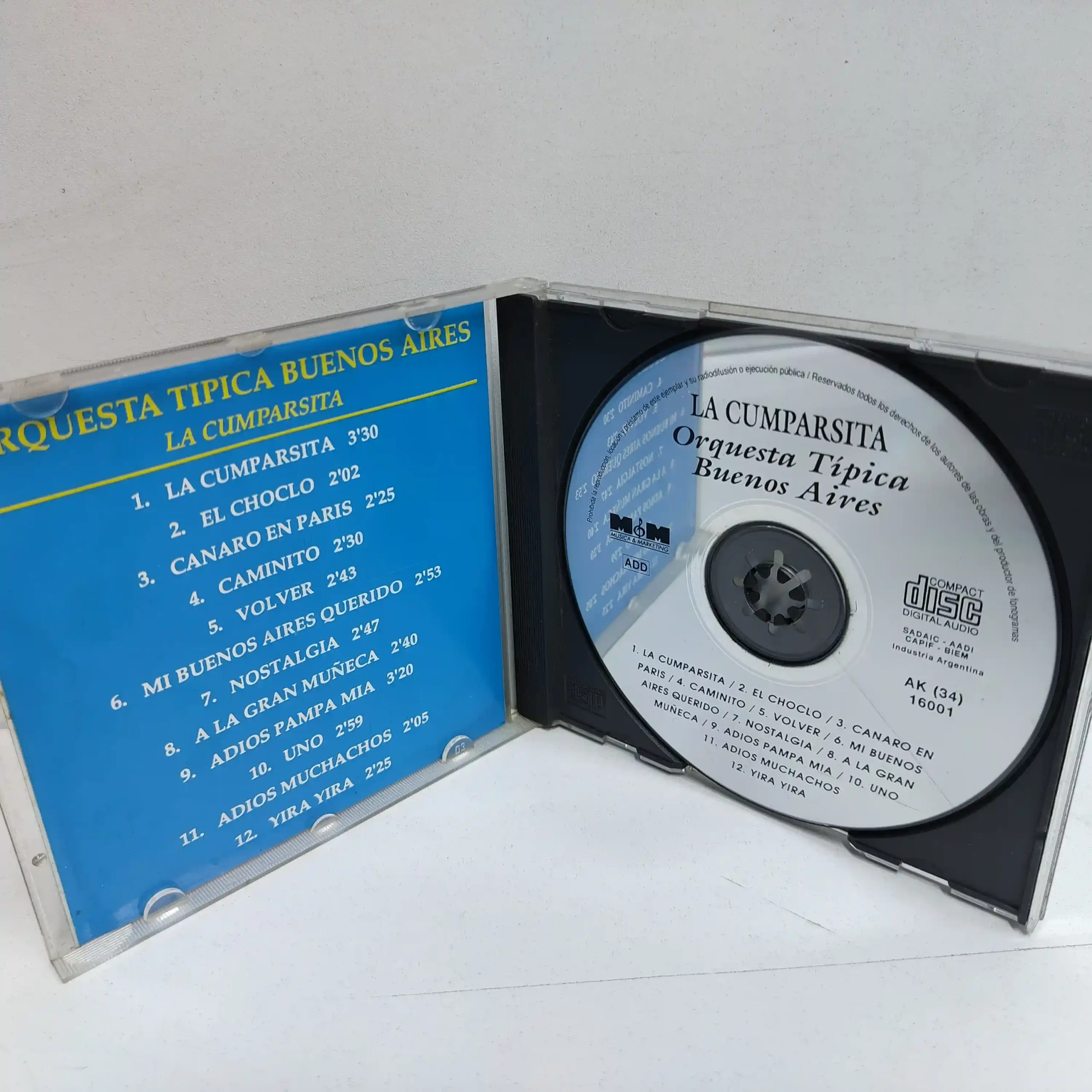 Orquesta Tipica Buenos Aires – La Cumparsita (CD) - Imagen 3