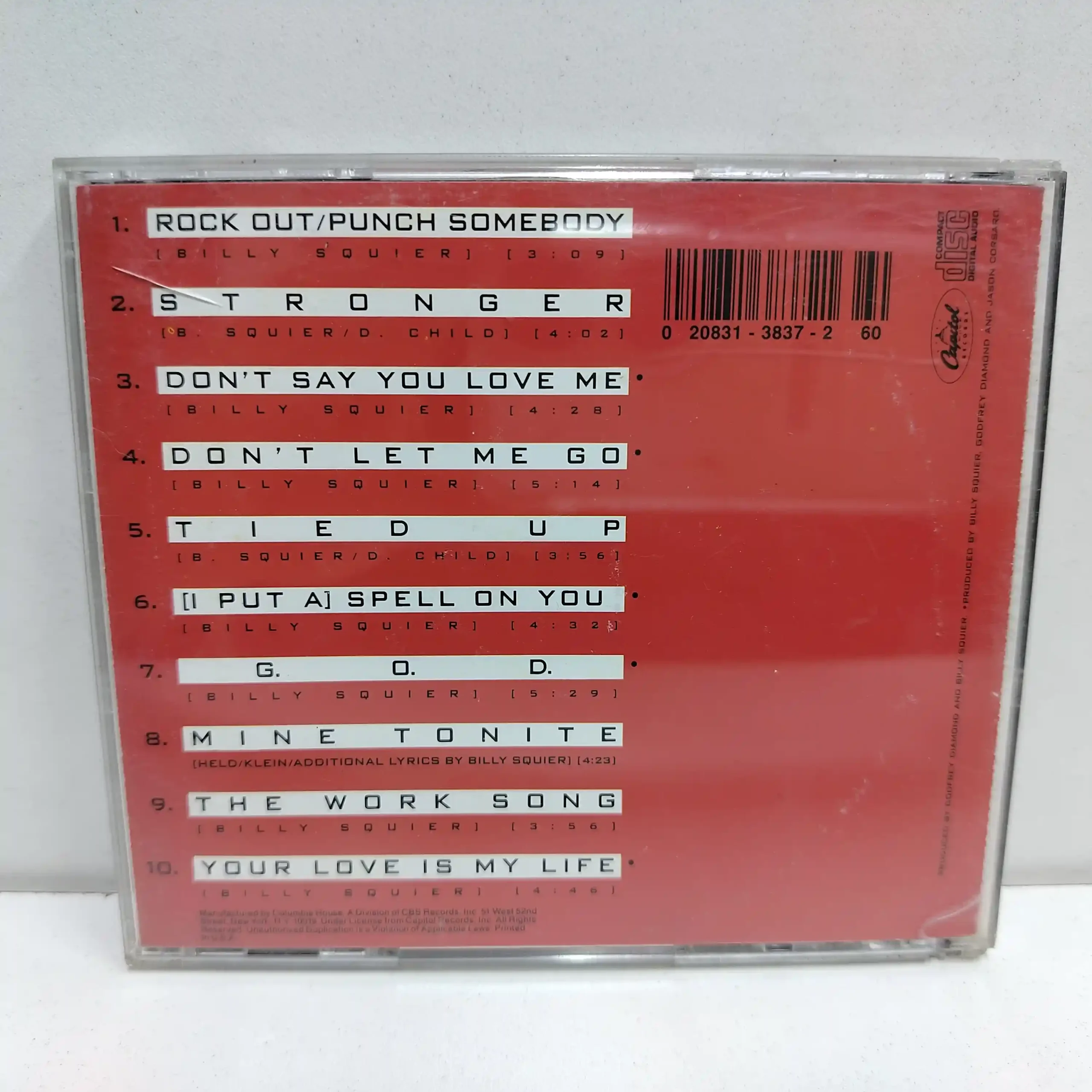 Billy Squier – Hear & Now (CD) - Imagen 2