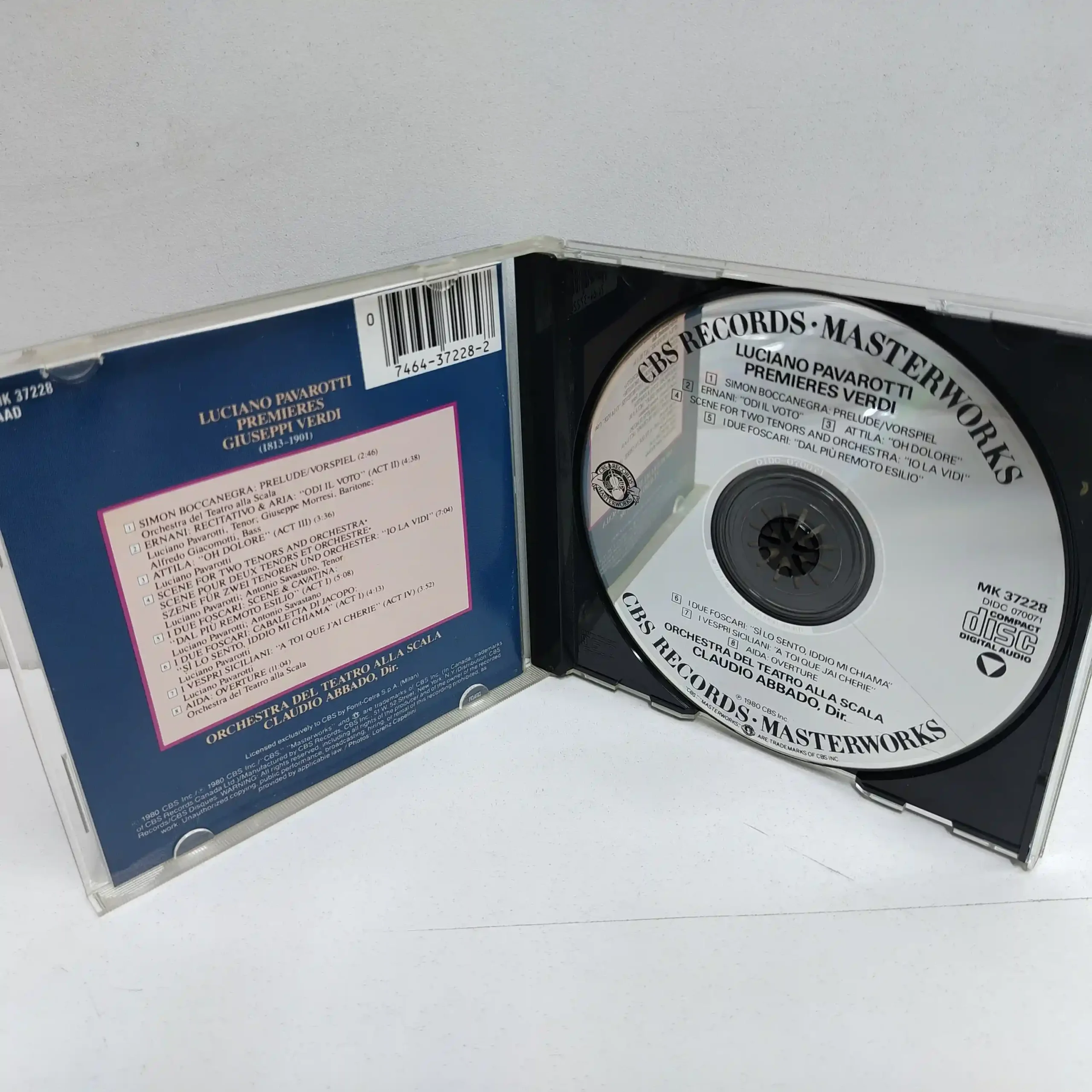 Pavarotti, Claudio Abbado – Pavarotti Premieres (CD) - Imagen 3