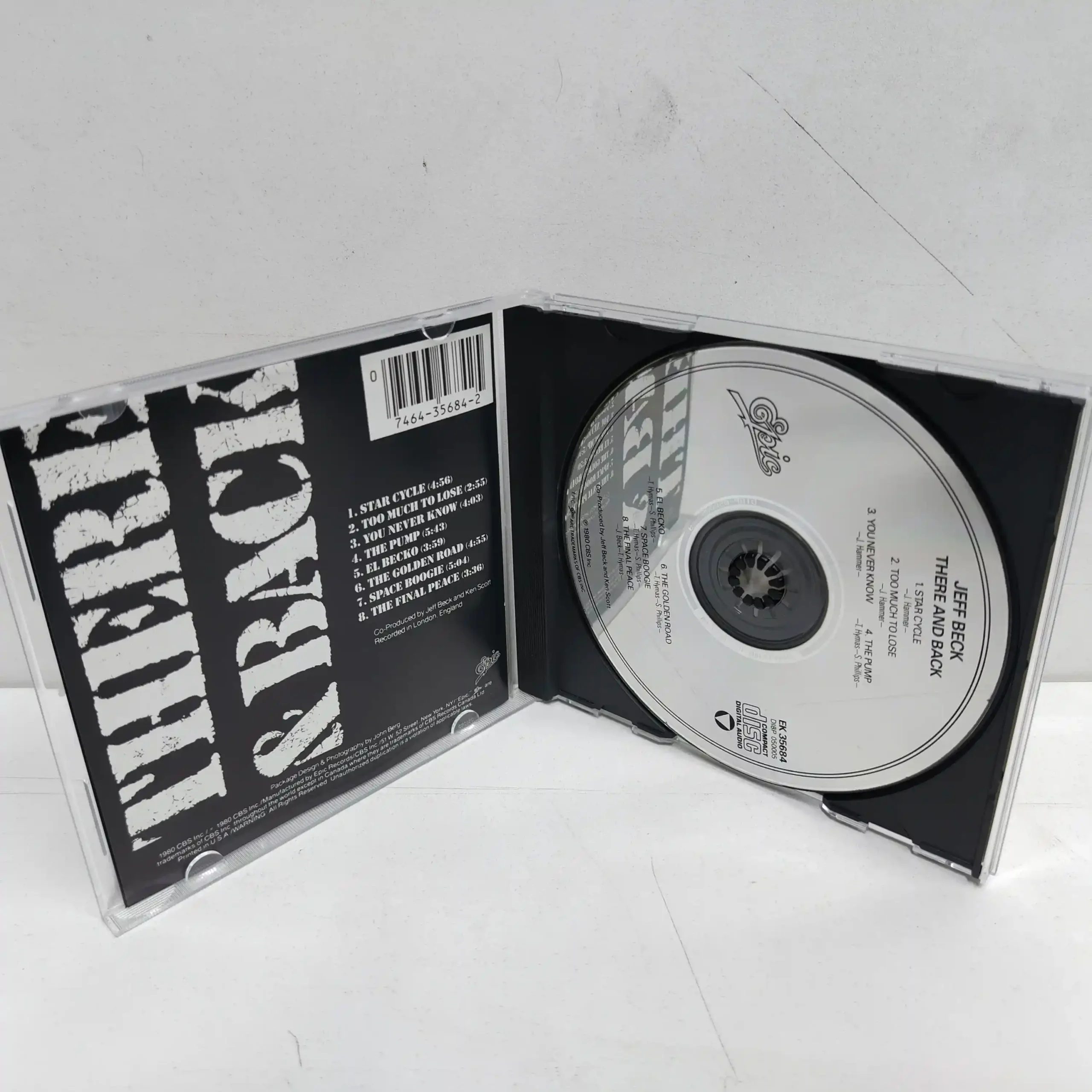 Jeff Beck – There & Back (CD) - Imagen 3