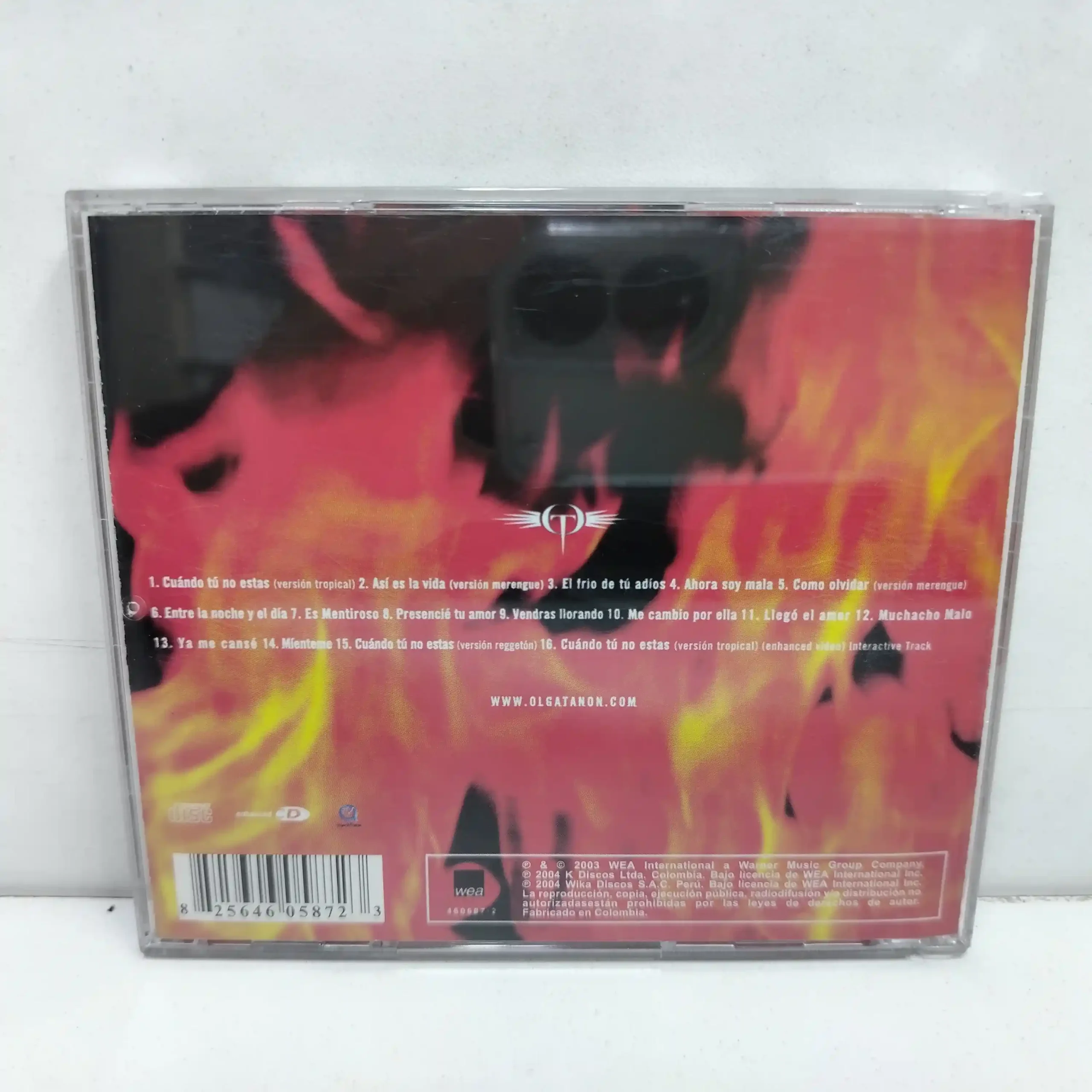 Olga Tañón – A Puro Fuego (CD) - Imagen 2