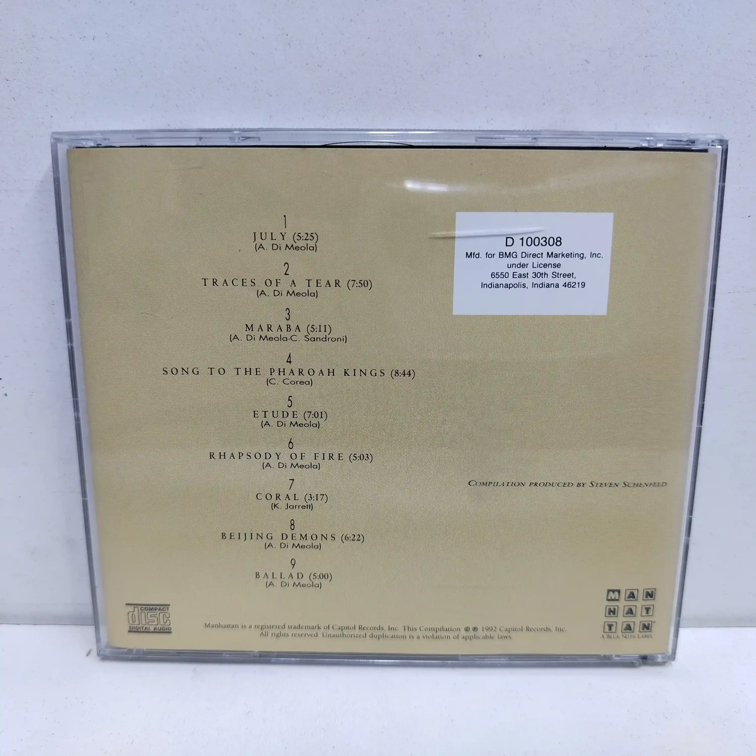 Al Di Meola – The Best Of (CD) - Imagen 2