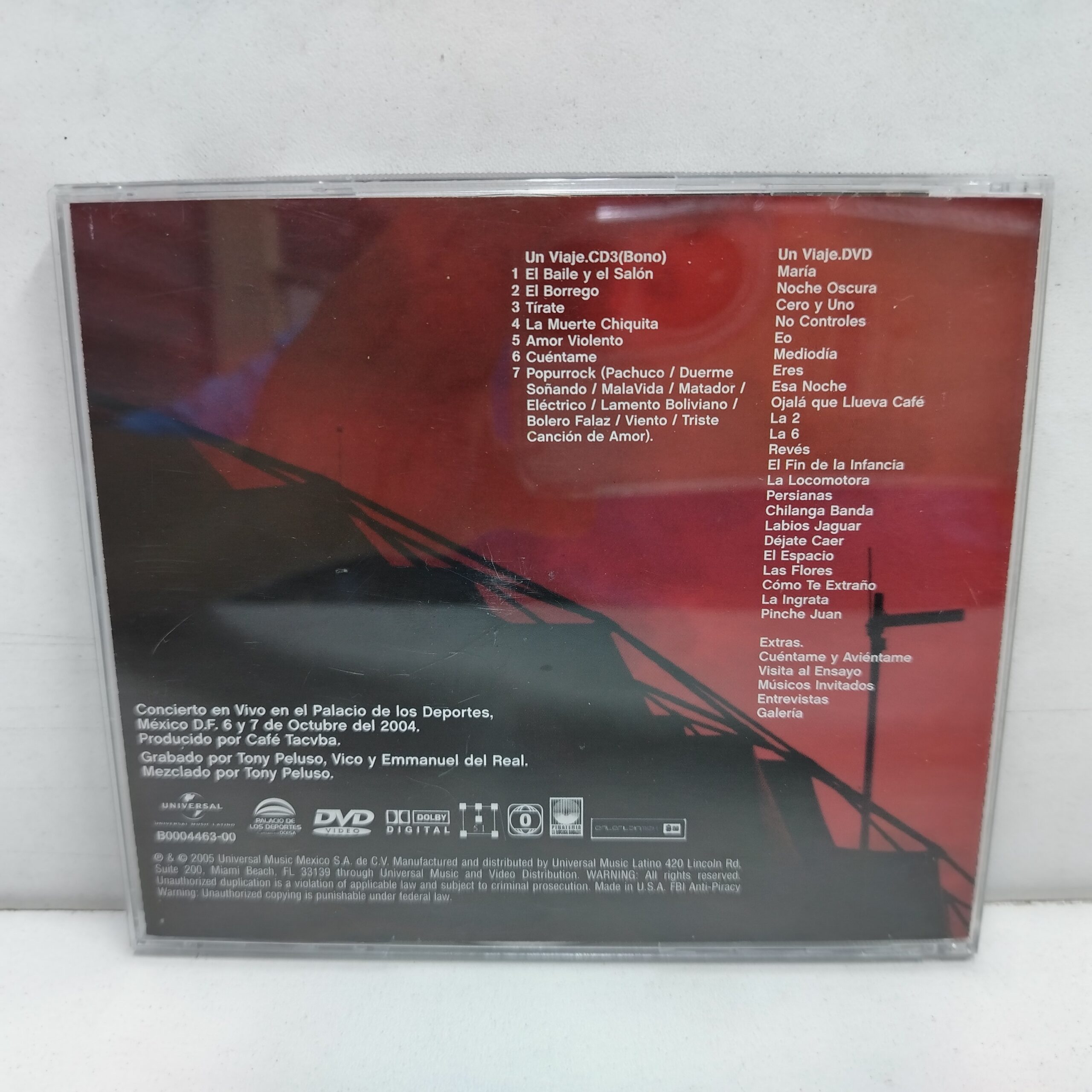 Cafe Tacvba – Un Viaje (CD+DVD) - Imagen 2