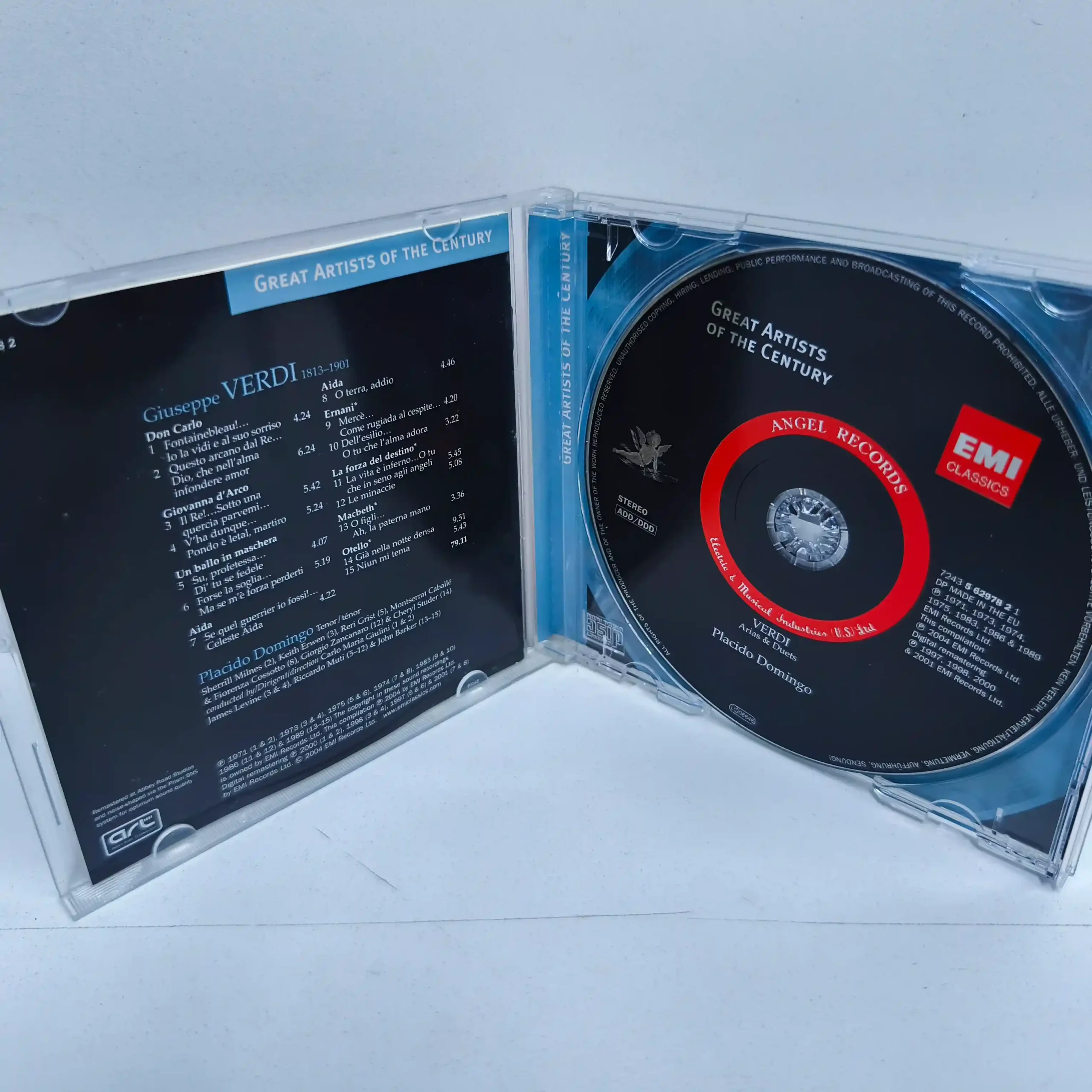 Placido Domingo – Verdi Arias & Duets (CD) - Imagen 3