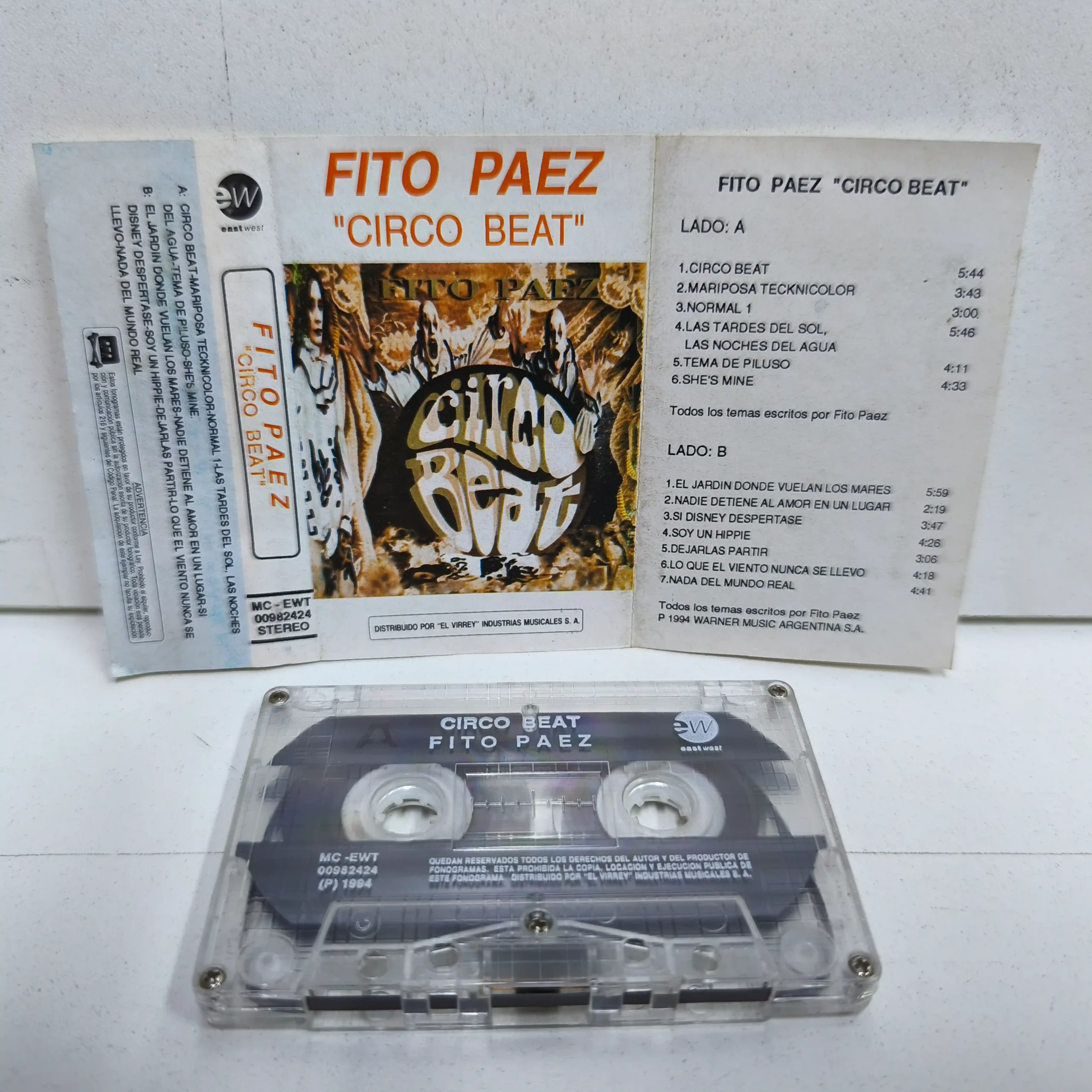 Fito Páez – Circo Beat (CASSETTE) - Imagen 2