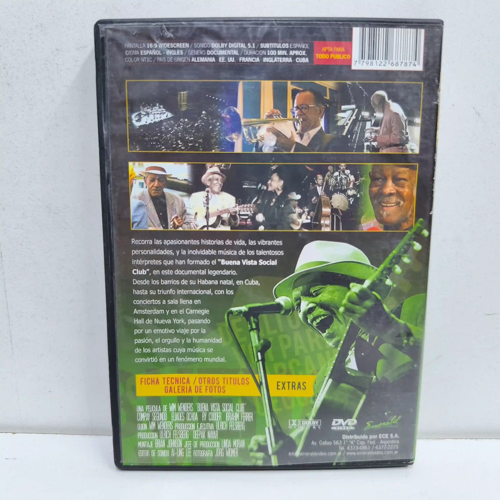 Buena Vista Social Club – Una pelicula de Wim Wenders (DVD) - Imagen 2