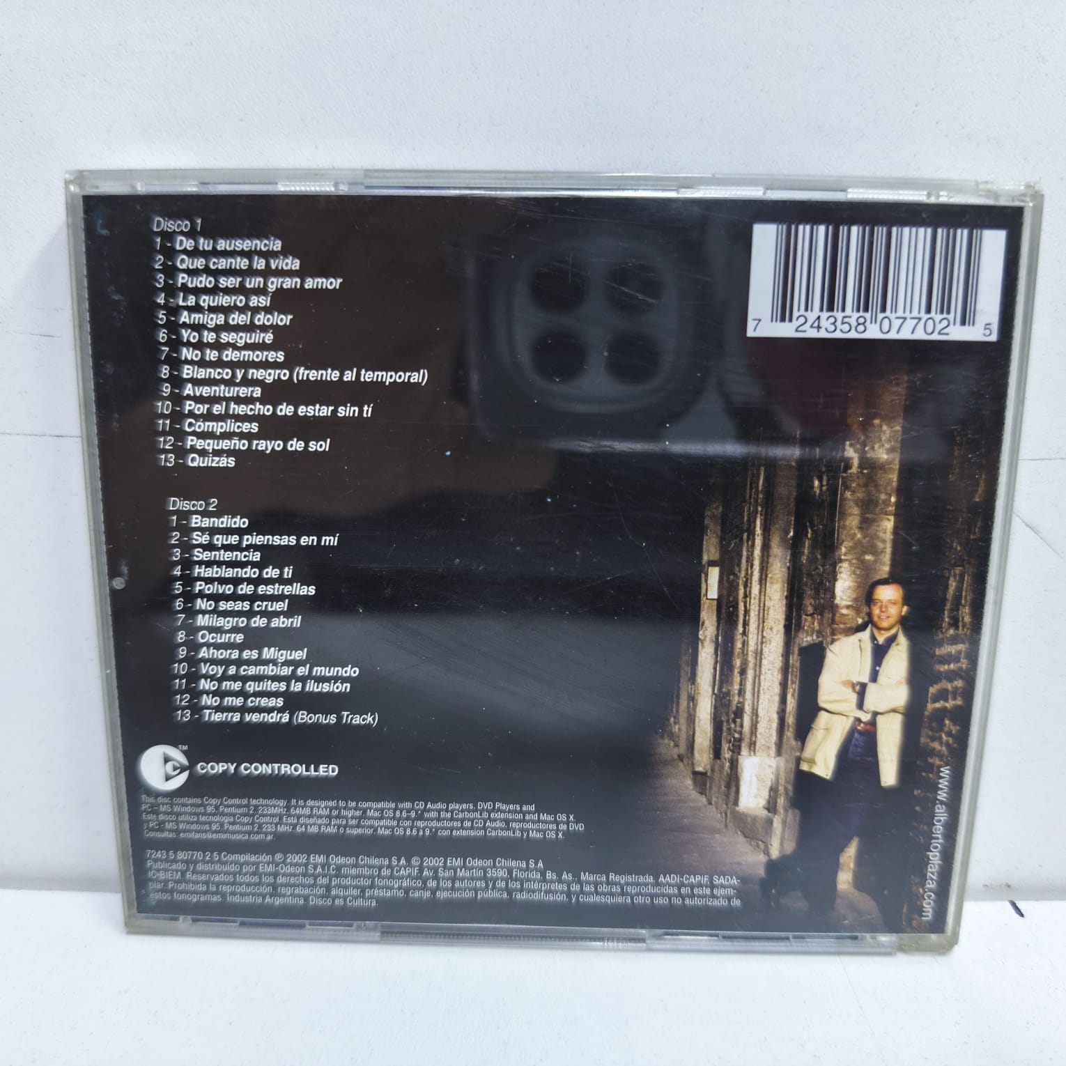 Alberto Plaza – Sus Mas Grandes Exitos (2 CD´S) - Imagen 2
