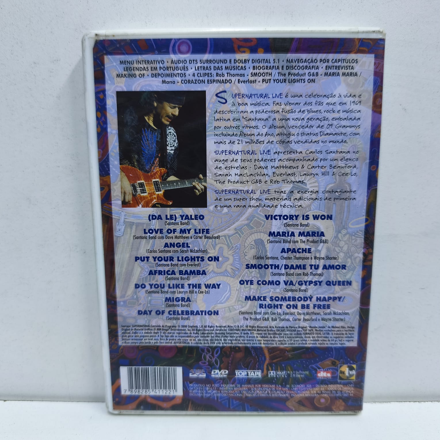 Santana – Supernatural (DVD) - Imagen 2