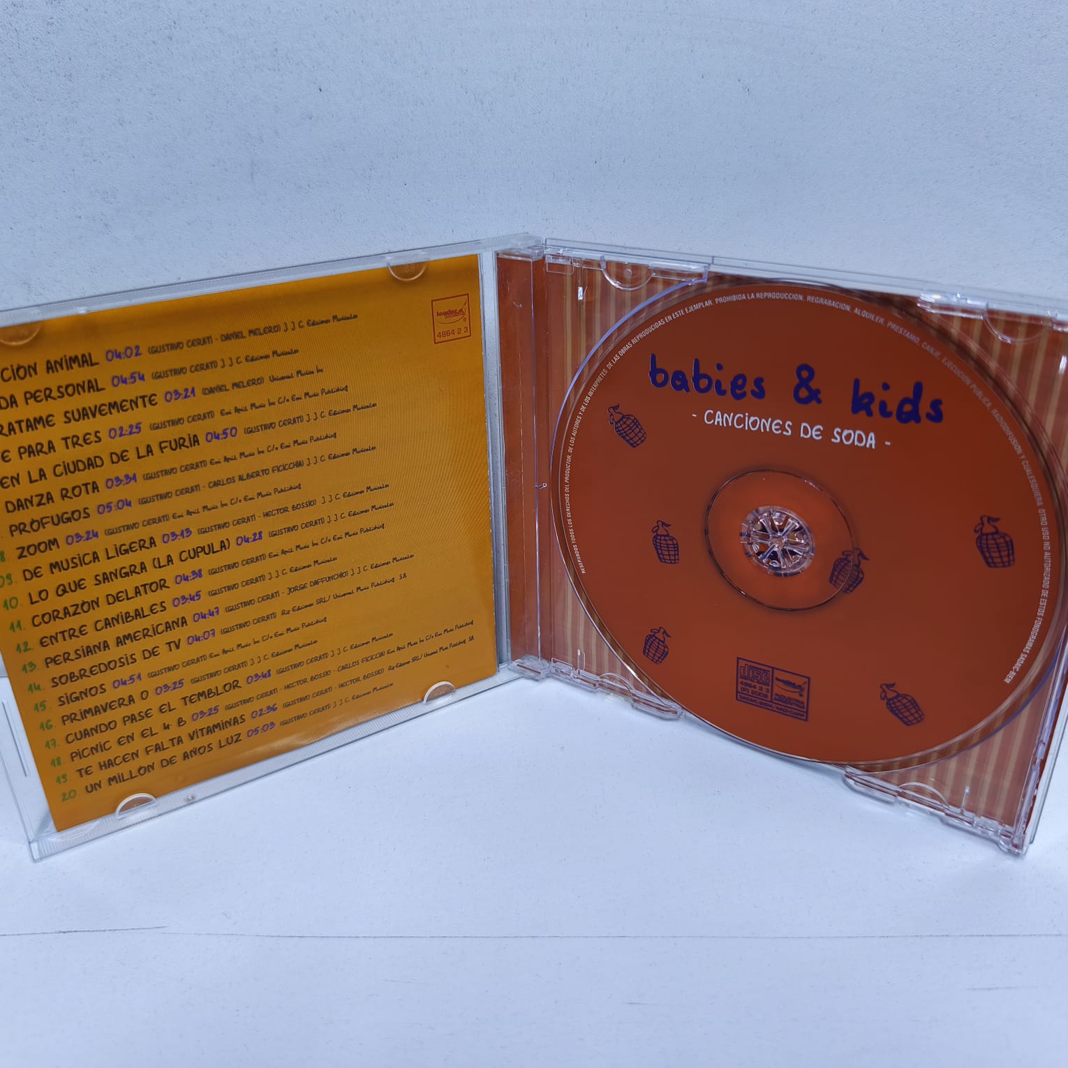Babies & Kids – Las Canciones De Soda (CD) - Imagen 3
