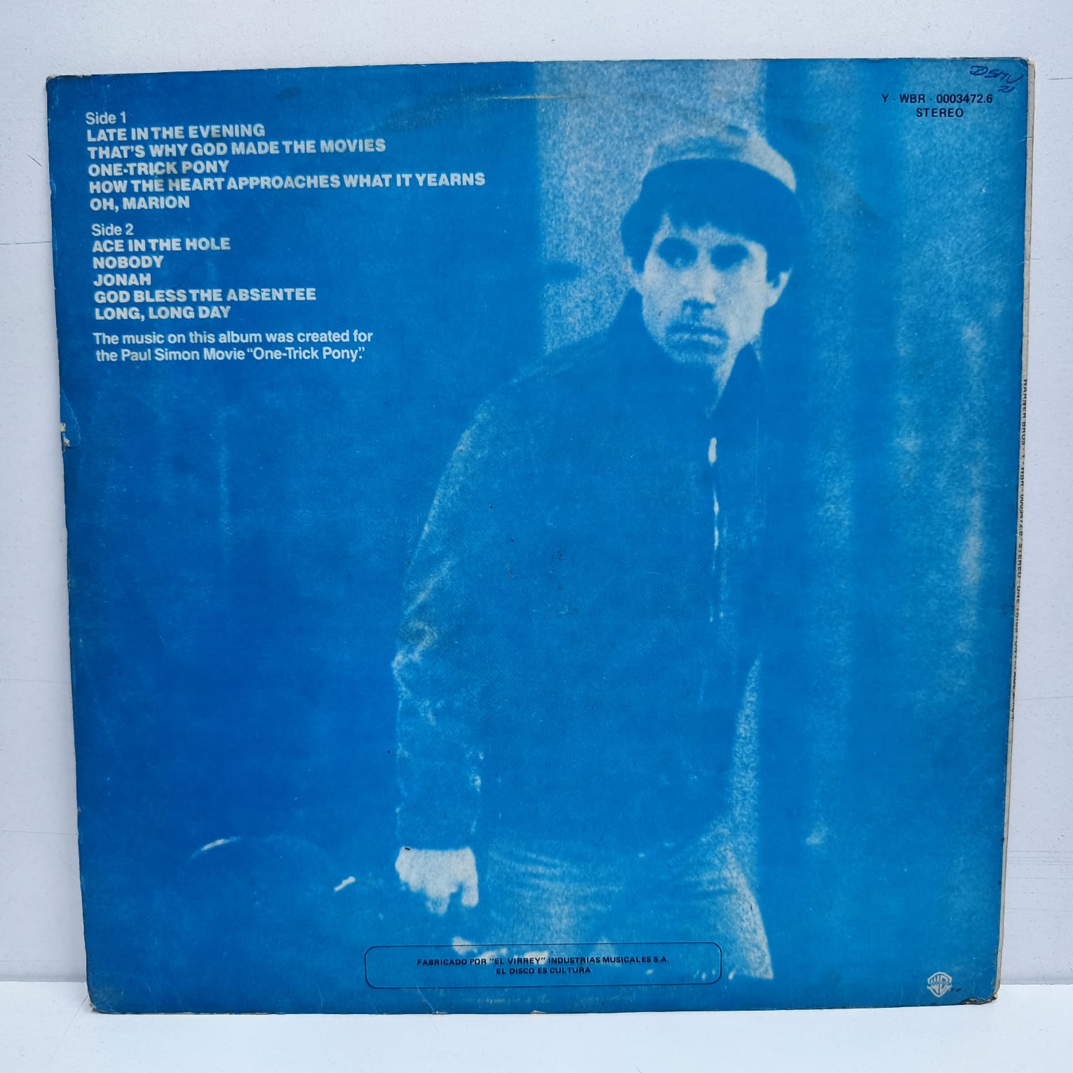 Paul Simon – One-Trick Pony (LP EPOCA 8/10) - Imagen 4