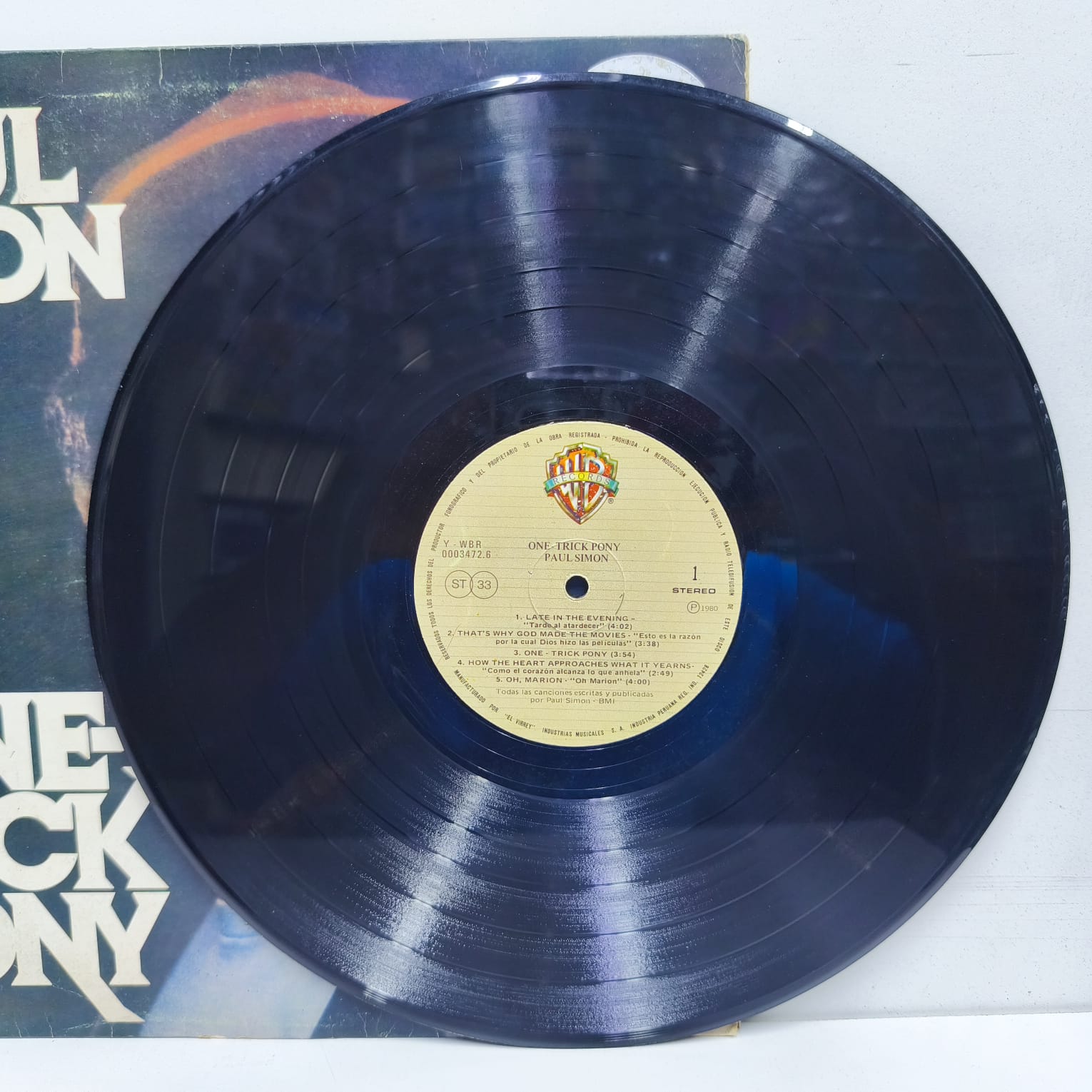 Paul Simon – One-Trick Pony (LP EPOCA 8/10) - Imagen 2