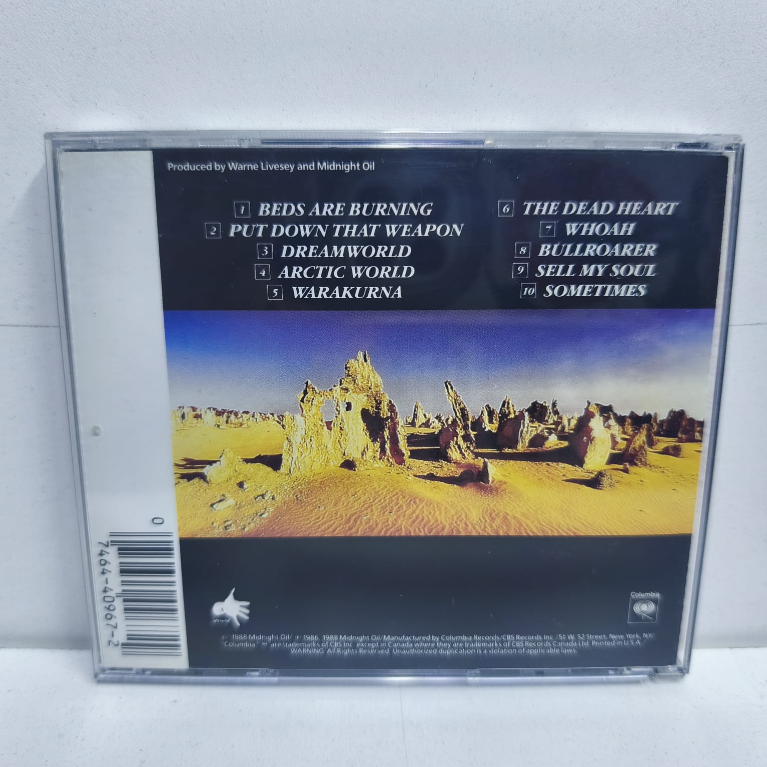 Midnight Oil – Diesel And Dust (CD) - Imagen 3