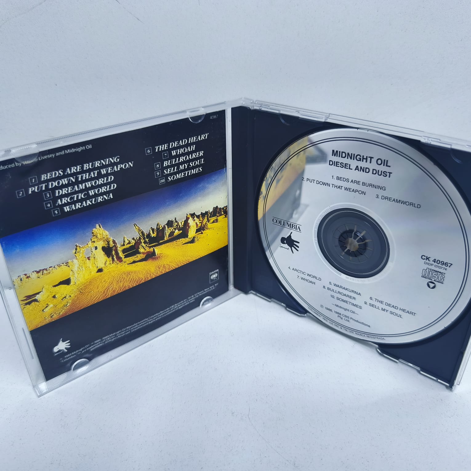 Midnight Oil – Diesel And Dust (CD) - Imagen 2