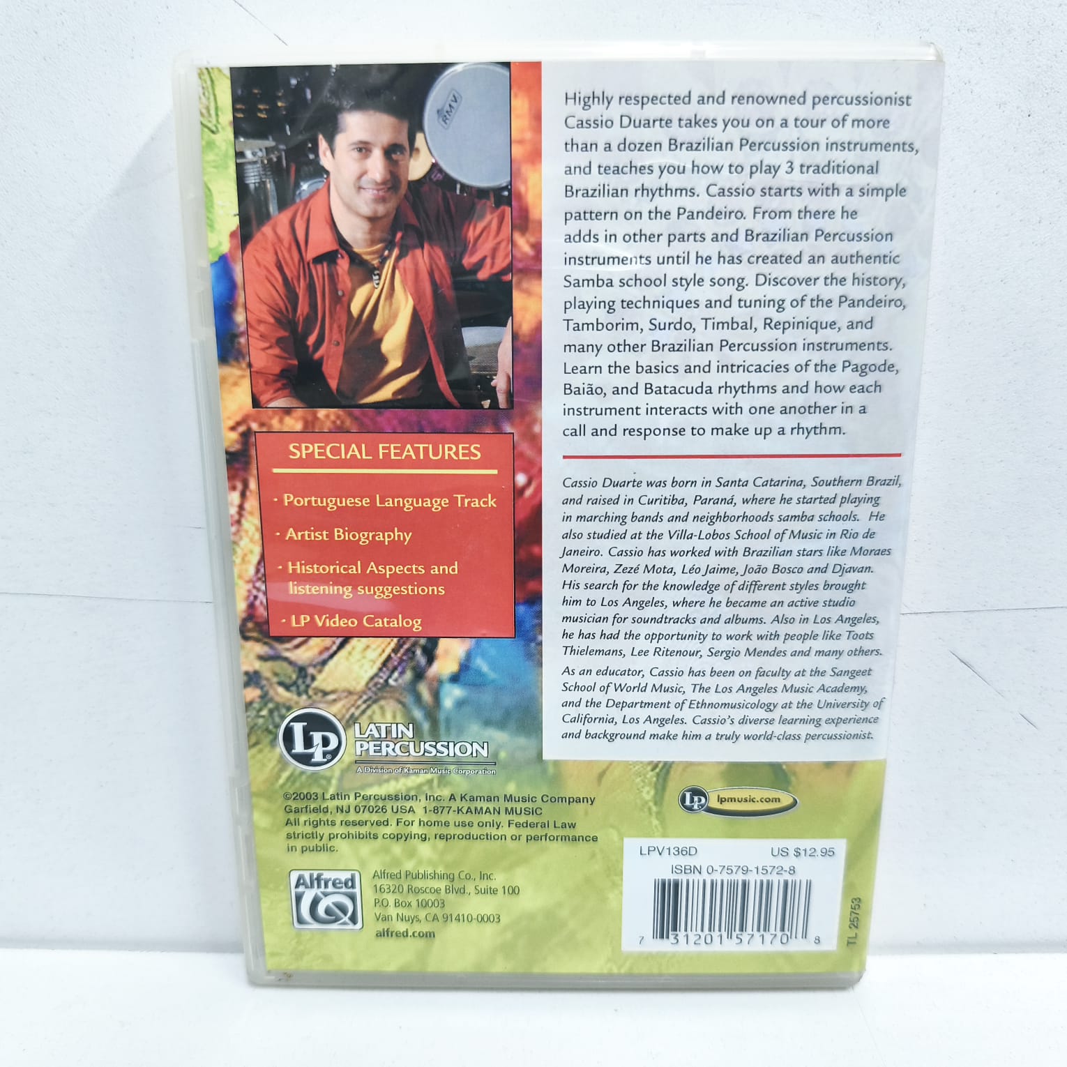Cassio Duarte – Brazilian percussion (DVD) - Imagen 3