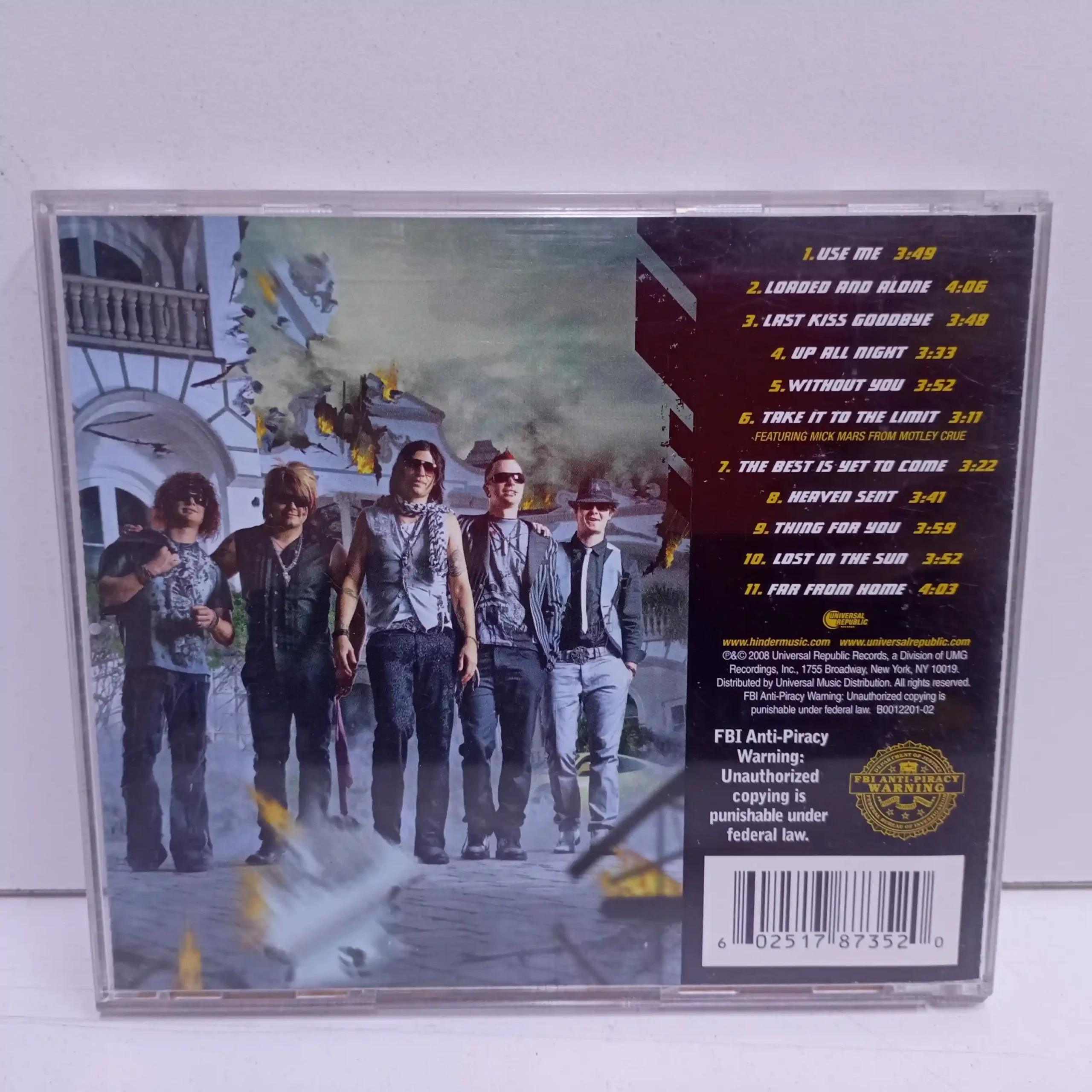 Hinder – Take It To The Limit (CD) - Imagen 2