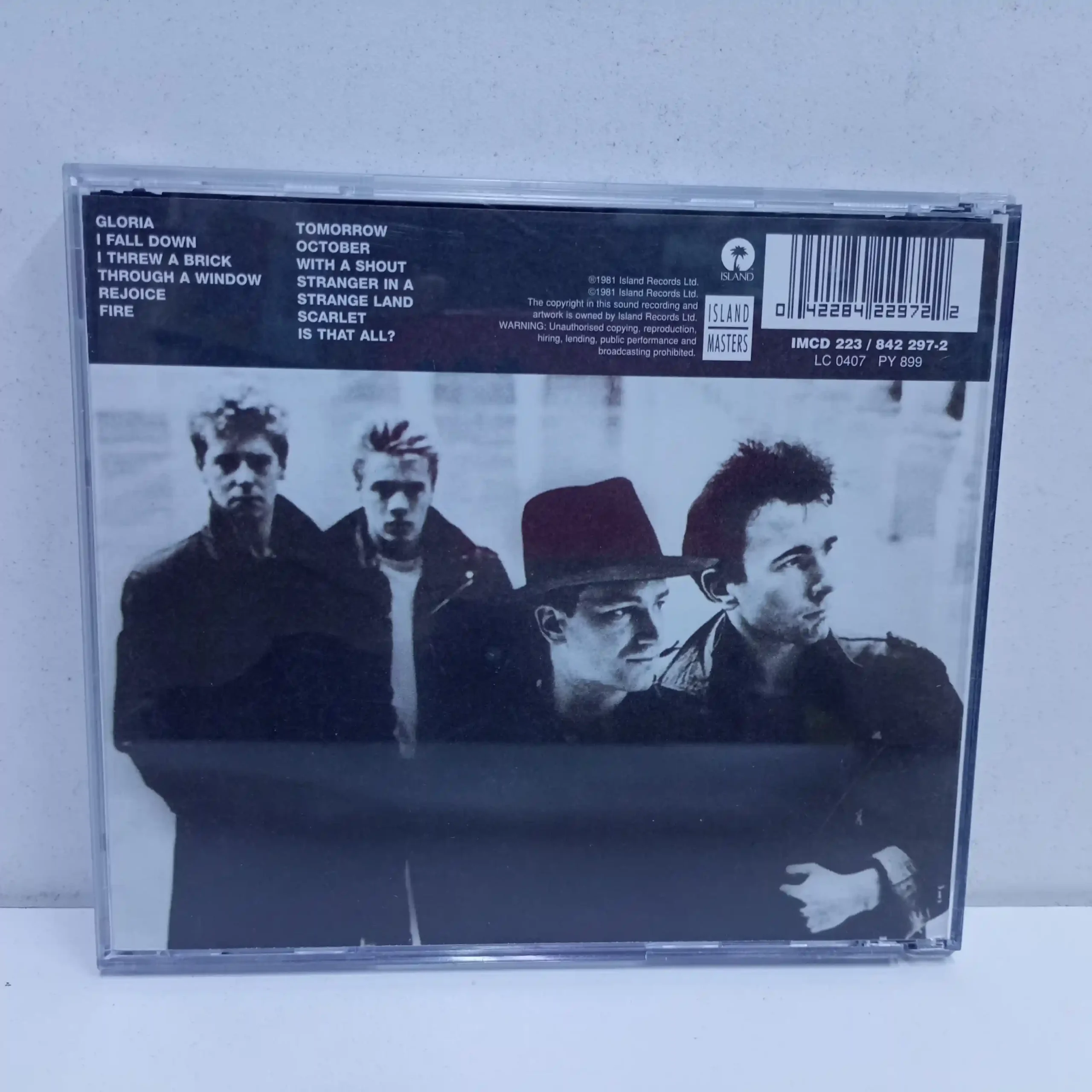 U2 – October (CD) - Imagen 2