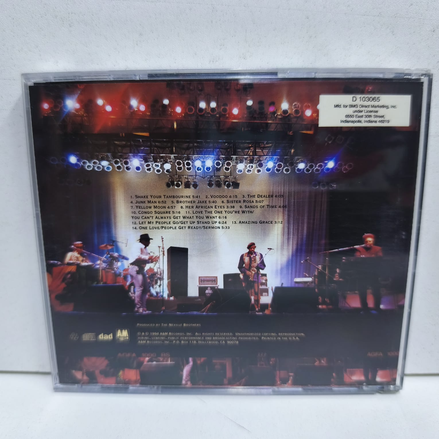 The Neville Brothers – Live On Planet Earth (CD) - Imagen 2