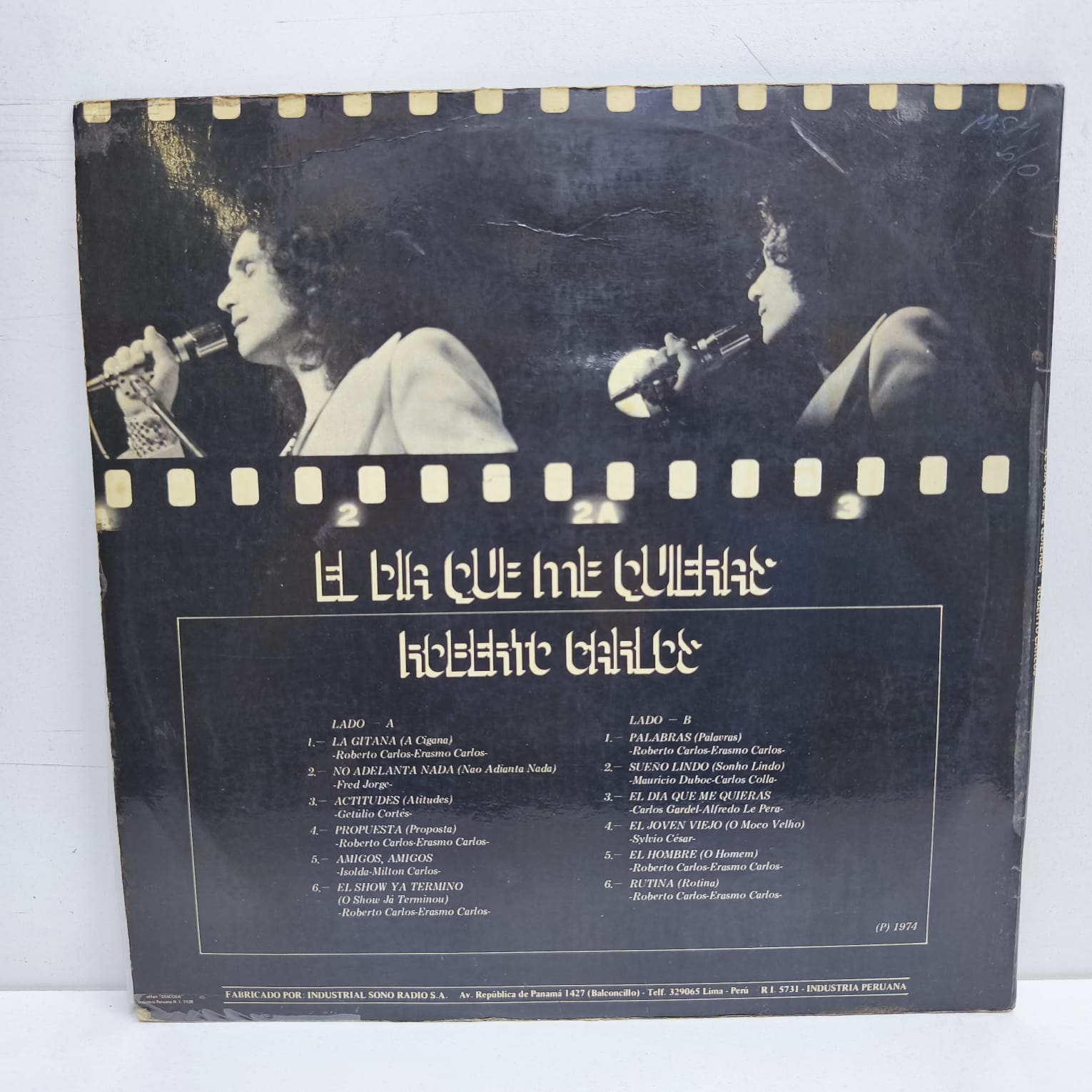 Roberto Carlos – El Dia Que Me Quieras (LP EPOCA 8/10) - Imagen 2