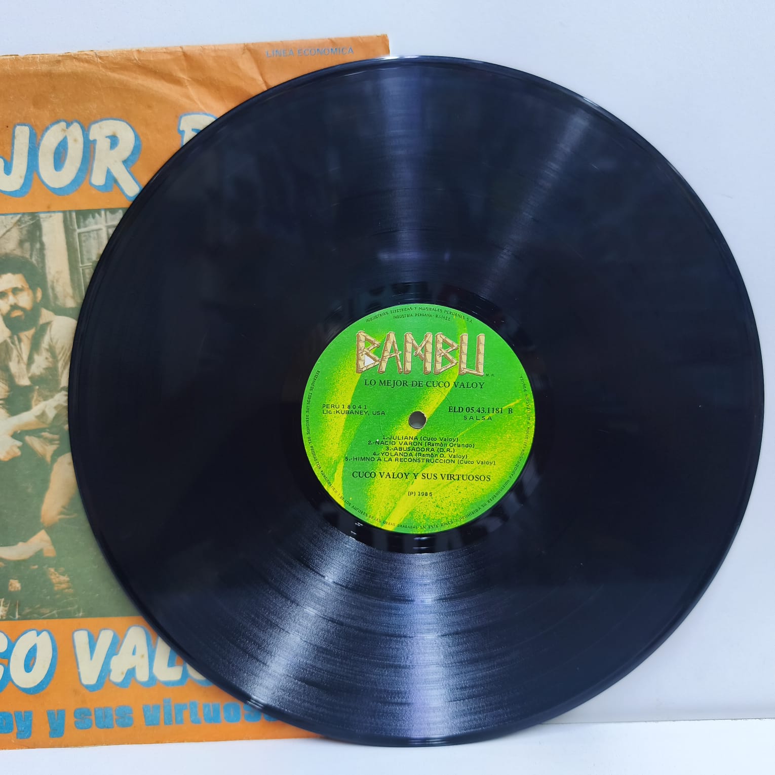 Cuco Valoy Y Los Virtuosos – Lo Mejor De Cuco Valoy (LP EPOCA 8/10) - Imagen 2
