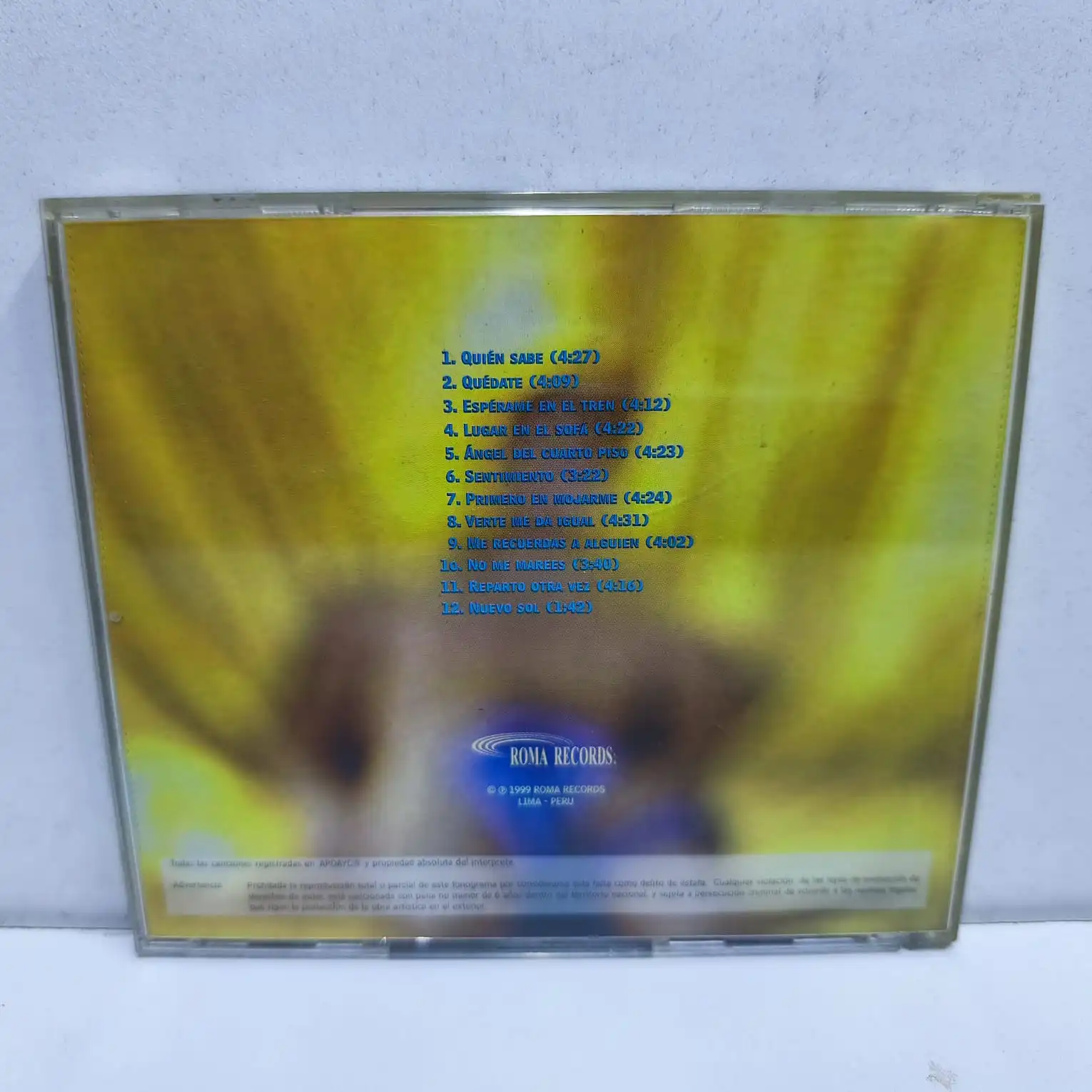 Christian Meier – Primero En Mojarme (CD EPOCA) - Imagen 3