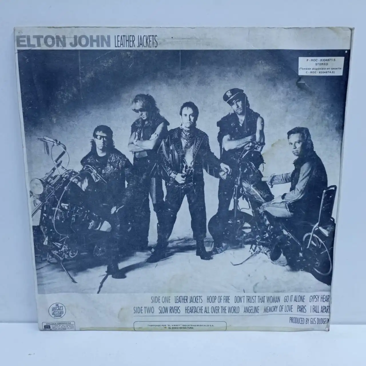 Elton John – Leather Jackets (LP EPOCA) - Imagen 4