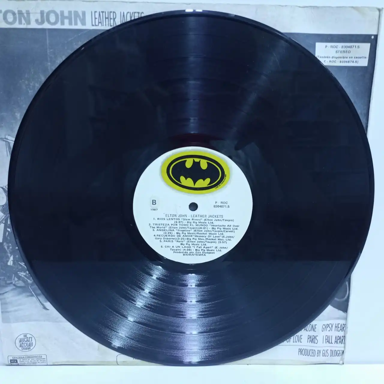 Elton John – Leather Jackets (LP EPOCA) - Imagen 2