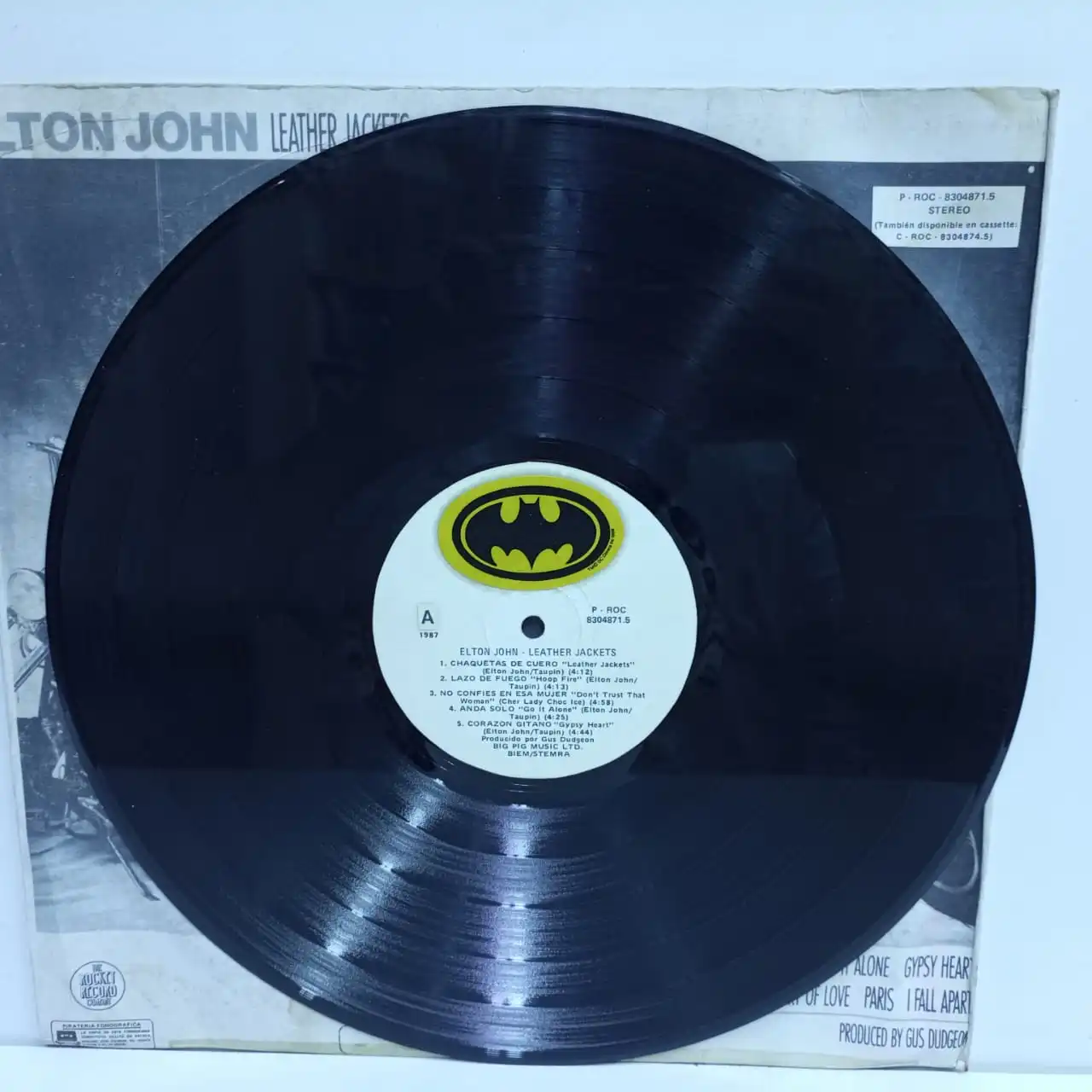 Elton John – Leather Jackets (LP EPOCA) - Imagen 3