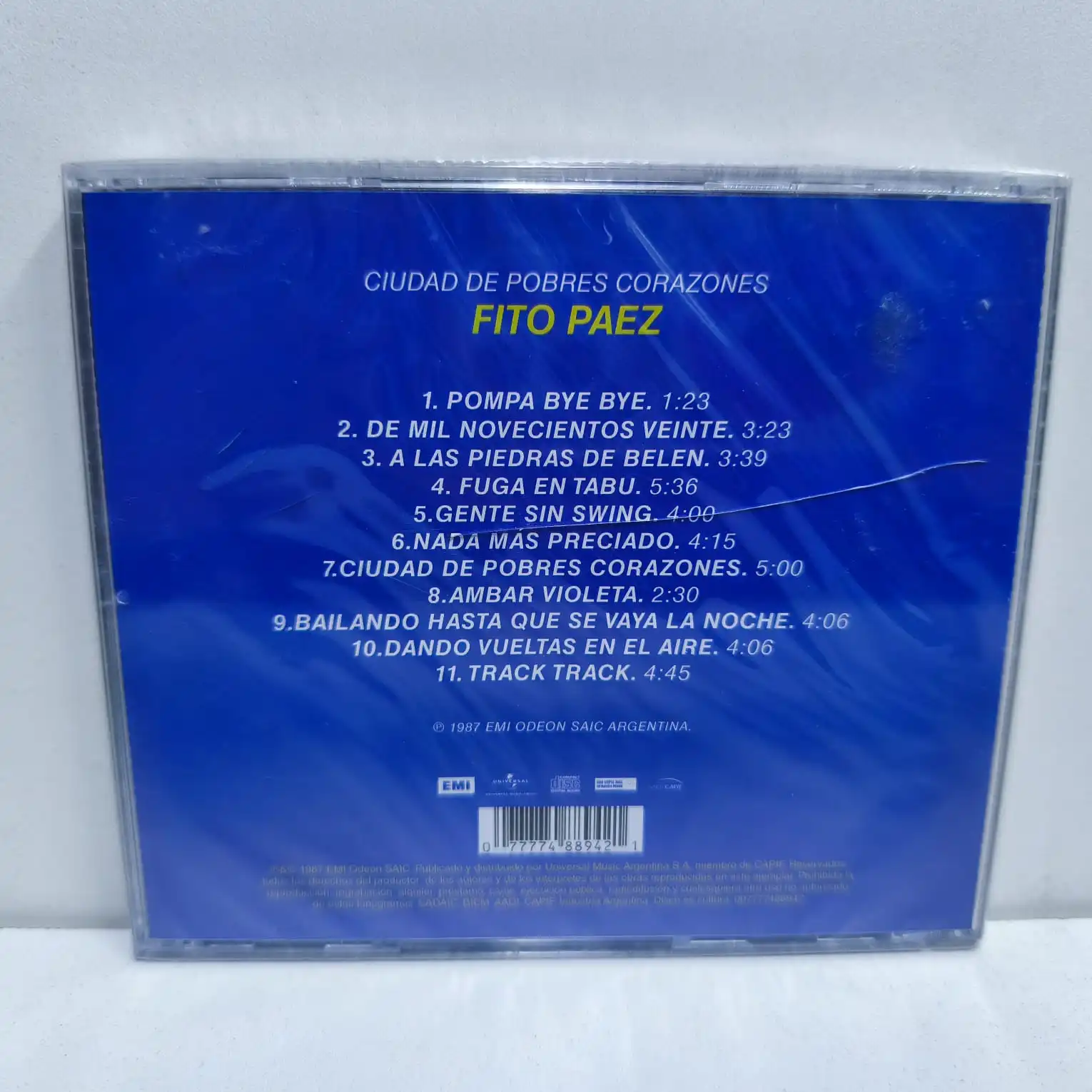 Fito Páez – Ciudad De Pobres Corazones (CD SELLADO) - Imagen 2