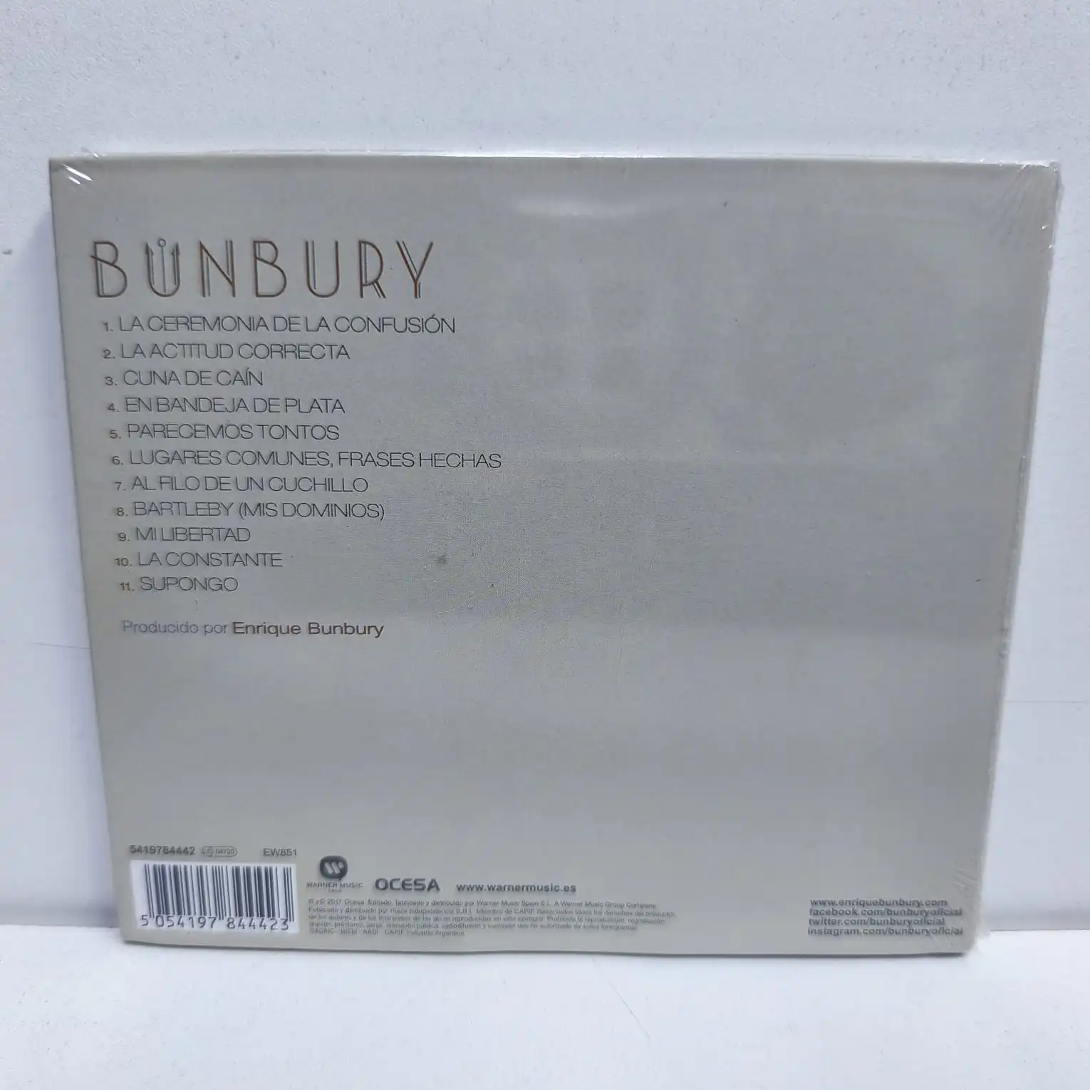 Bunbury – Expectativas (CD SELLADO) - Imagen 2
