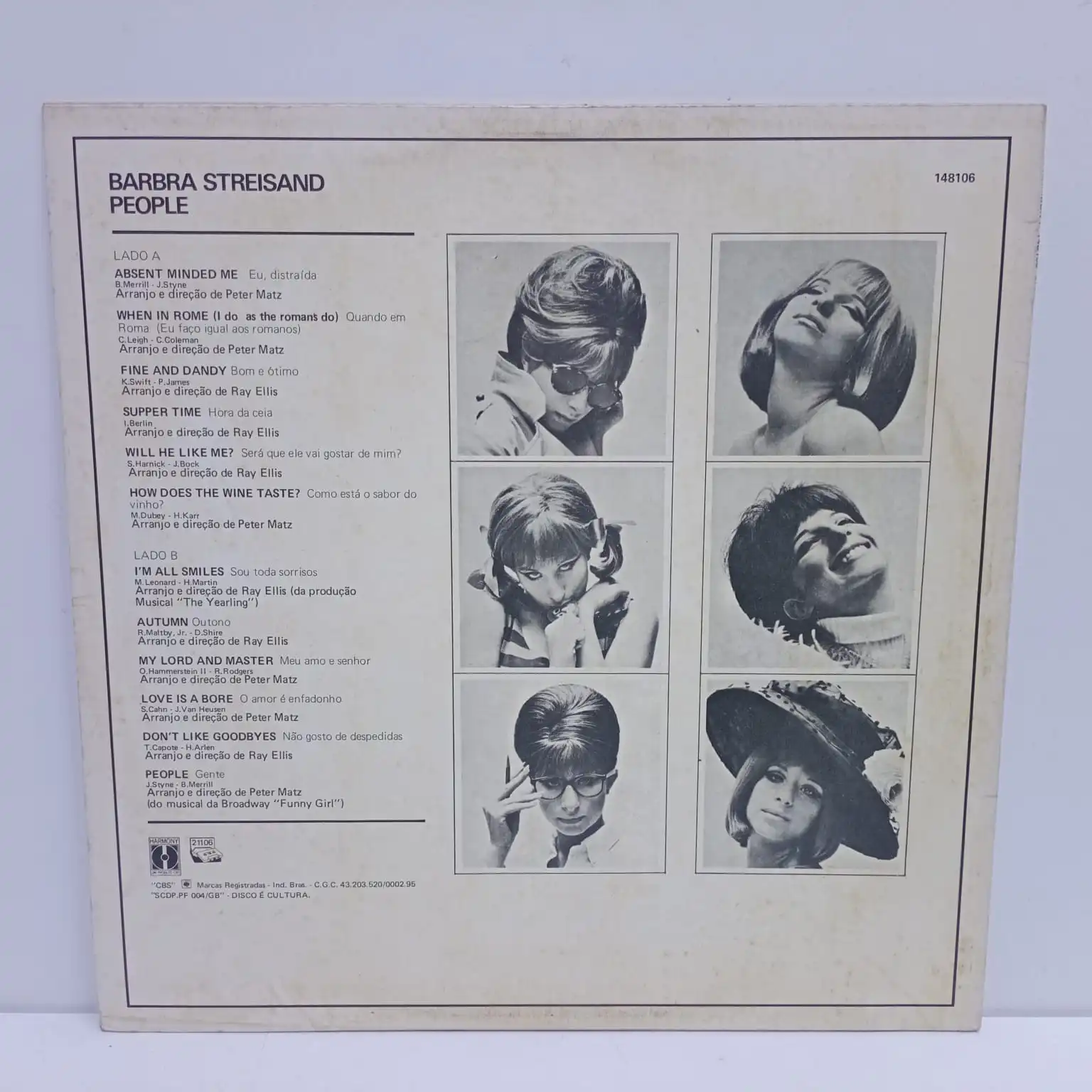 Barbra Streisand – People (LP EPOCA 9/10) - Imagen 2