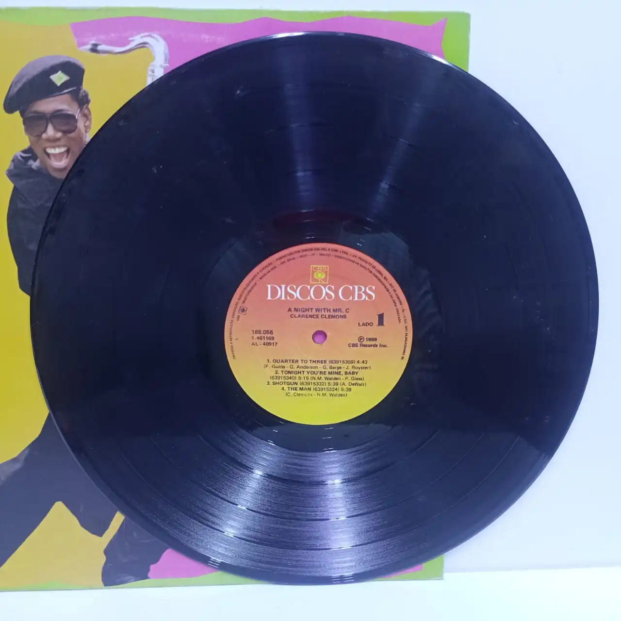 Clarence Clemons – A Night With Mr. C (LP EPOCA 9.5/10) - Imagen 3