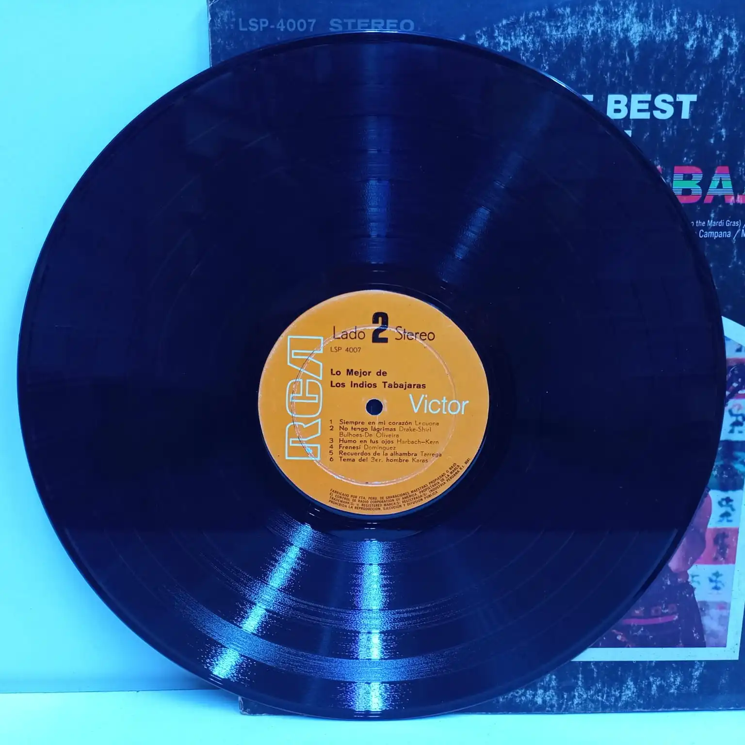 Los Indios Tabajaras – The Best Of Los Indios Tabajaras (LP EPOCA 8.5/10) - Imagen 3