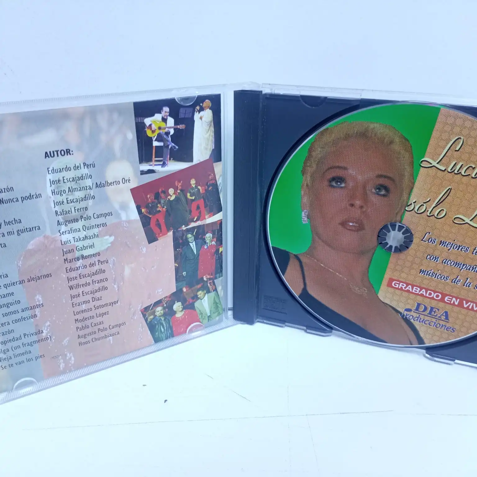 Lucia de la cruz – Lucia y solo lucia en vivo (CD) - Imagen 3