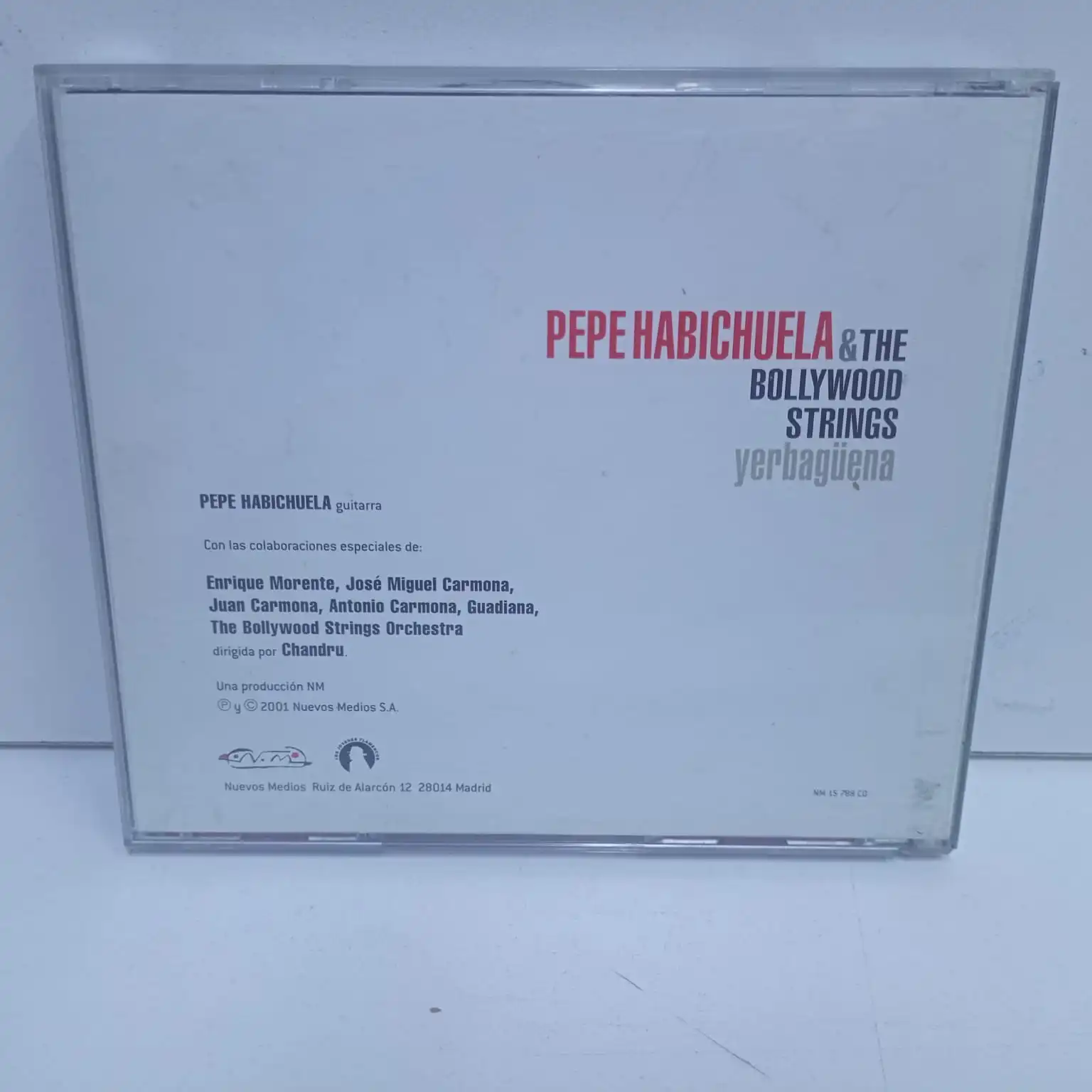 Pepe Habichuela & The Bollywood Strings – Yerbagüena (CD) - Imagen 3