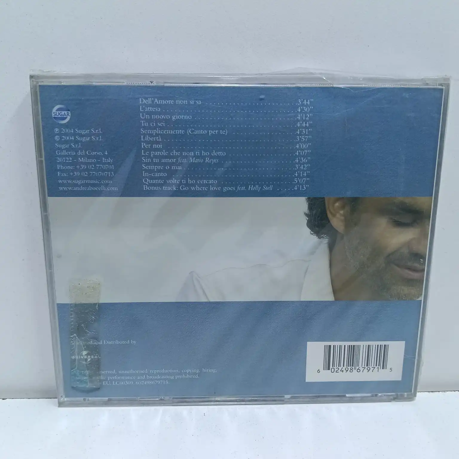Andrea Bocelli – Andrea (CD SELLADO) - Imagen 2