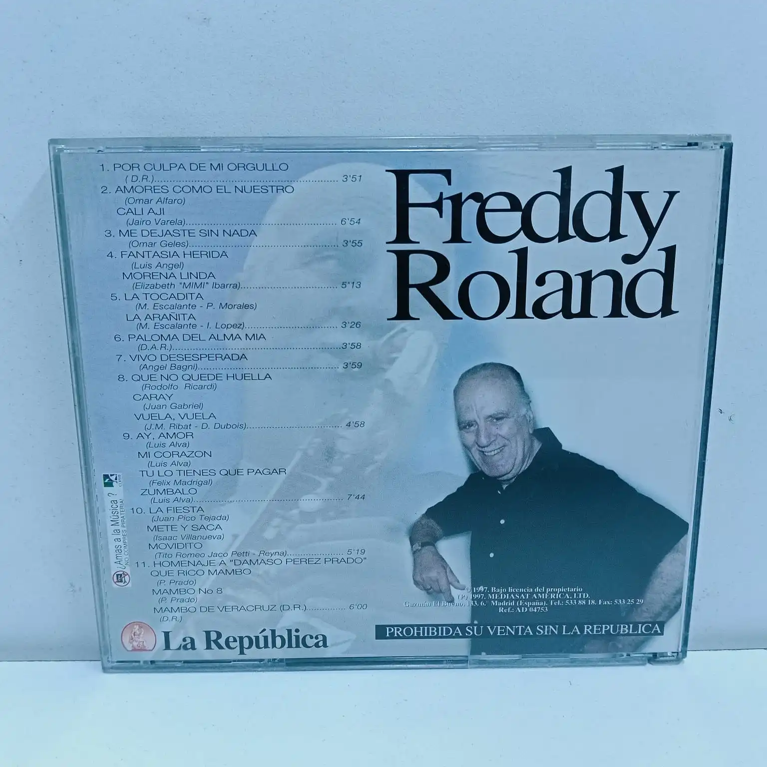 Freddy Roland – Lo mejor (CD) - Imagen 3