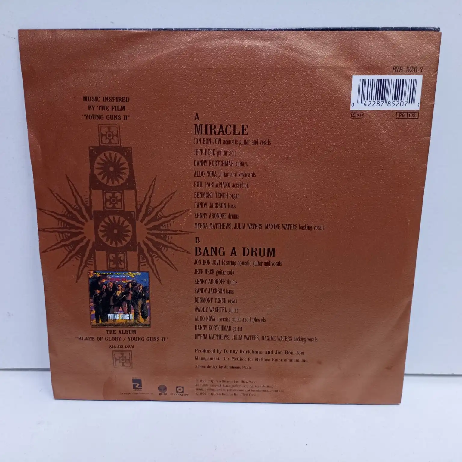 Jon Bon Jovi – Miracle (LP 45) - Imagen 2
