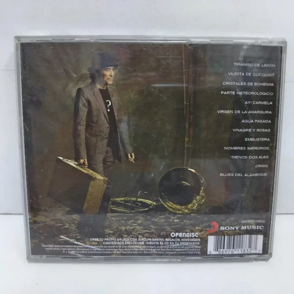 Joaquin Sabina – Vinagre y Rosas (CD) - Imagen 2