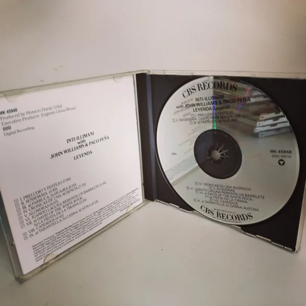 Inti Illimani With John Williams – Leyenda (CD) - Imagen 3