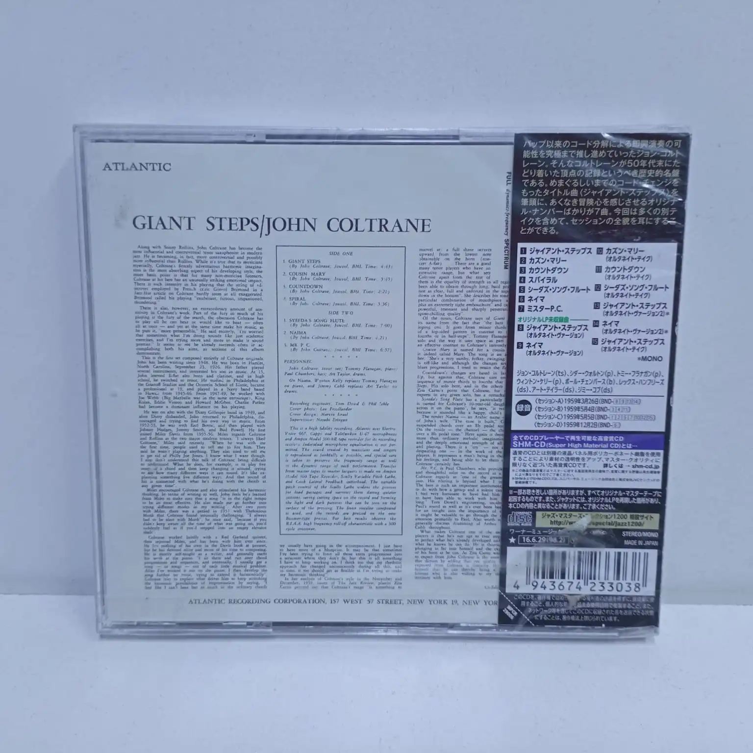 John Coltrane – Giant Steps (CD SELLADO JAPAN) - Imagen 2