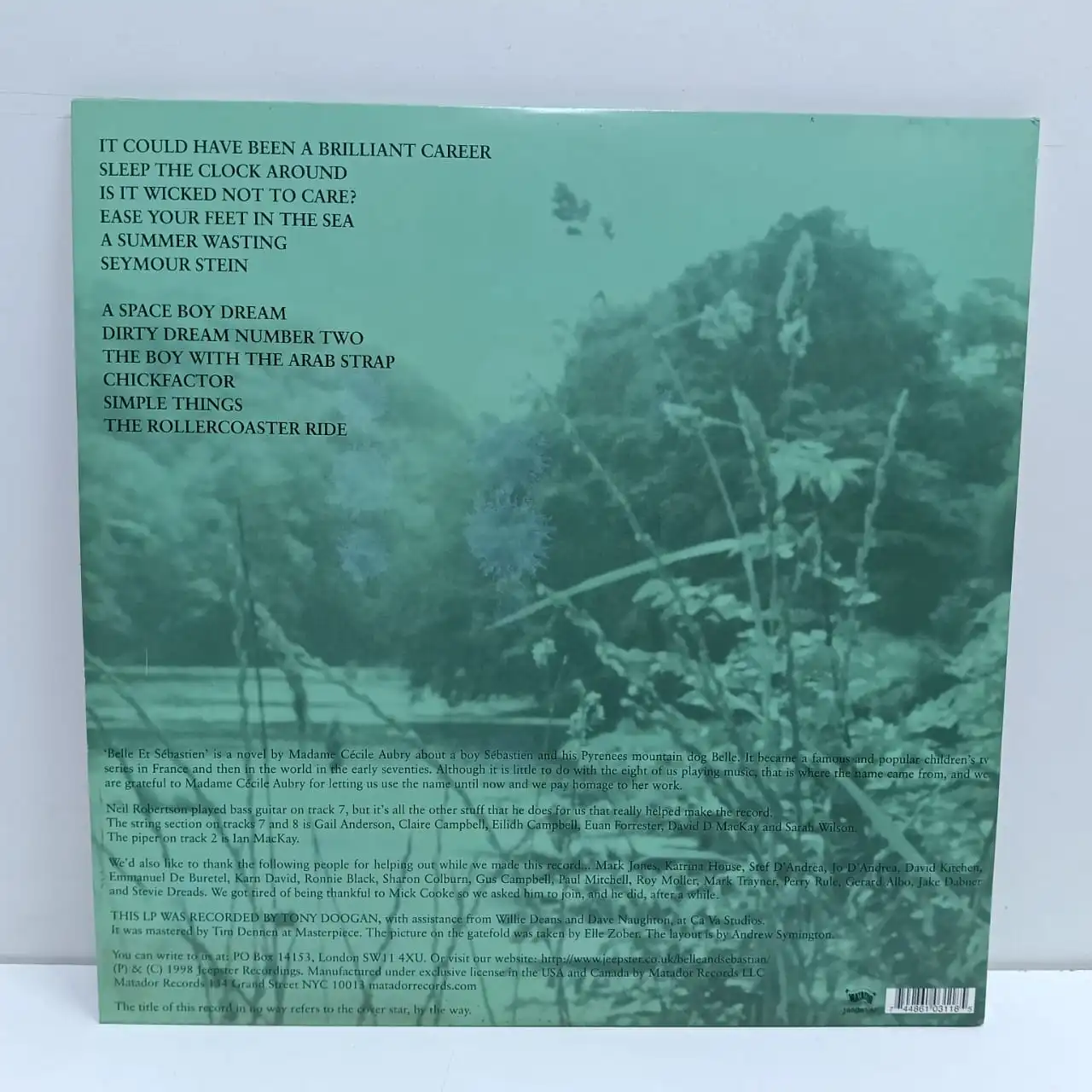 Belle & Sebastian – The Boy with the arab strap (LP) - Imagen 2