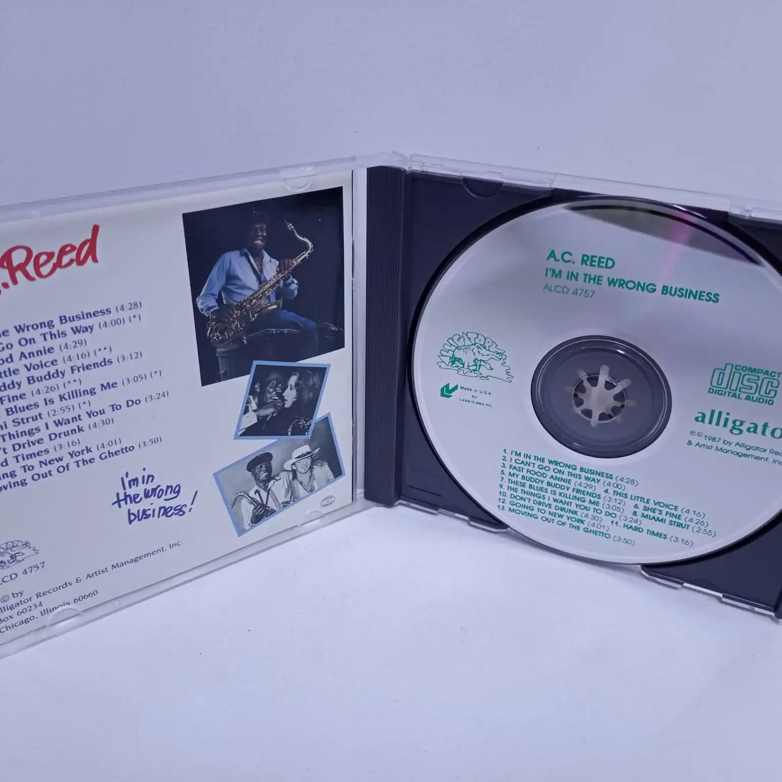 A.C. Reed – I’m In The Wrong Business (CD) - Imagen 3