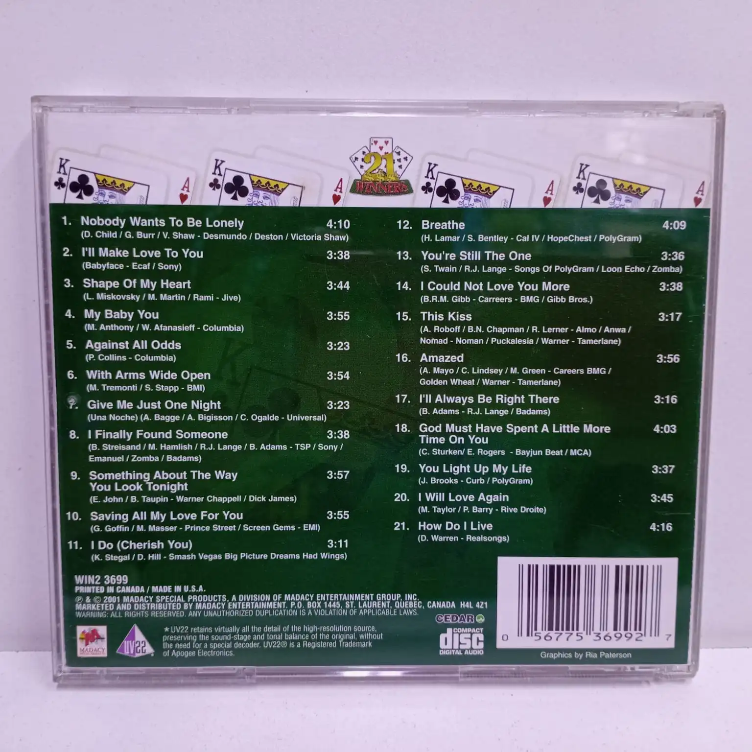 21 winners performed by countdown – All Time Love (CD) - Imagen 2