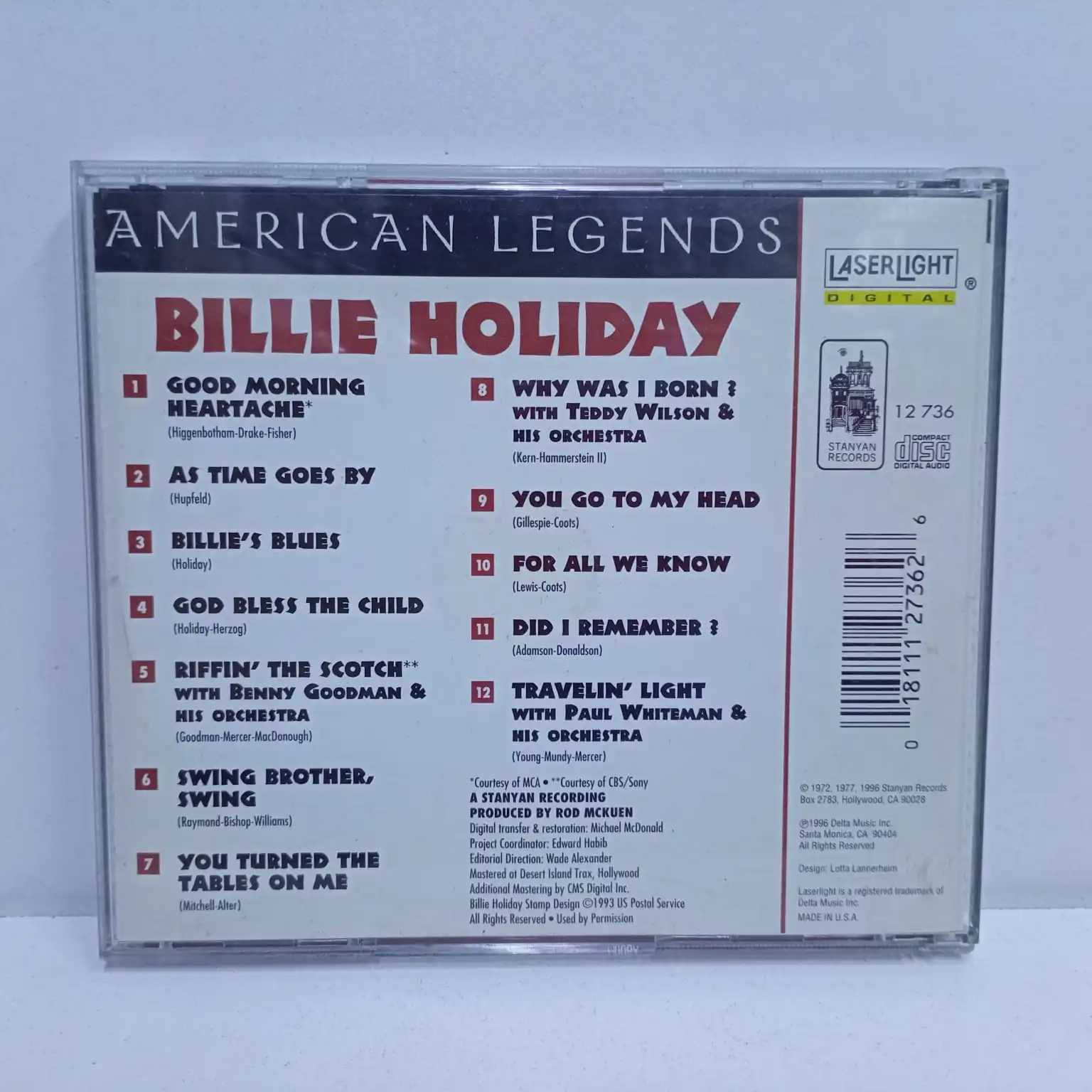 American Legends – Billie Holiday (CD) - Imagen 2