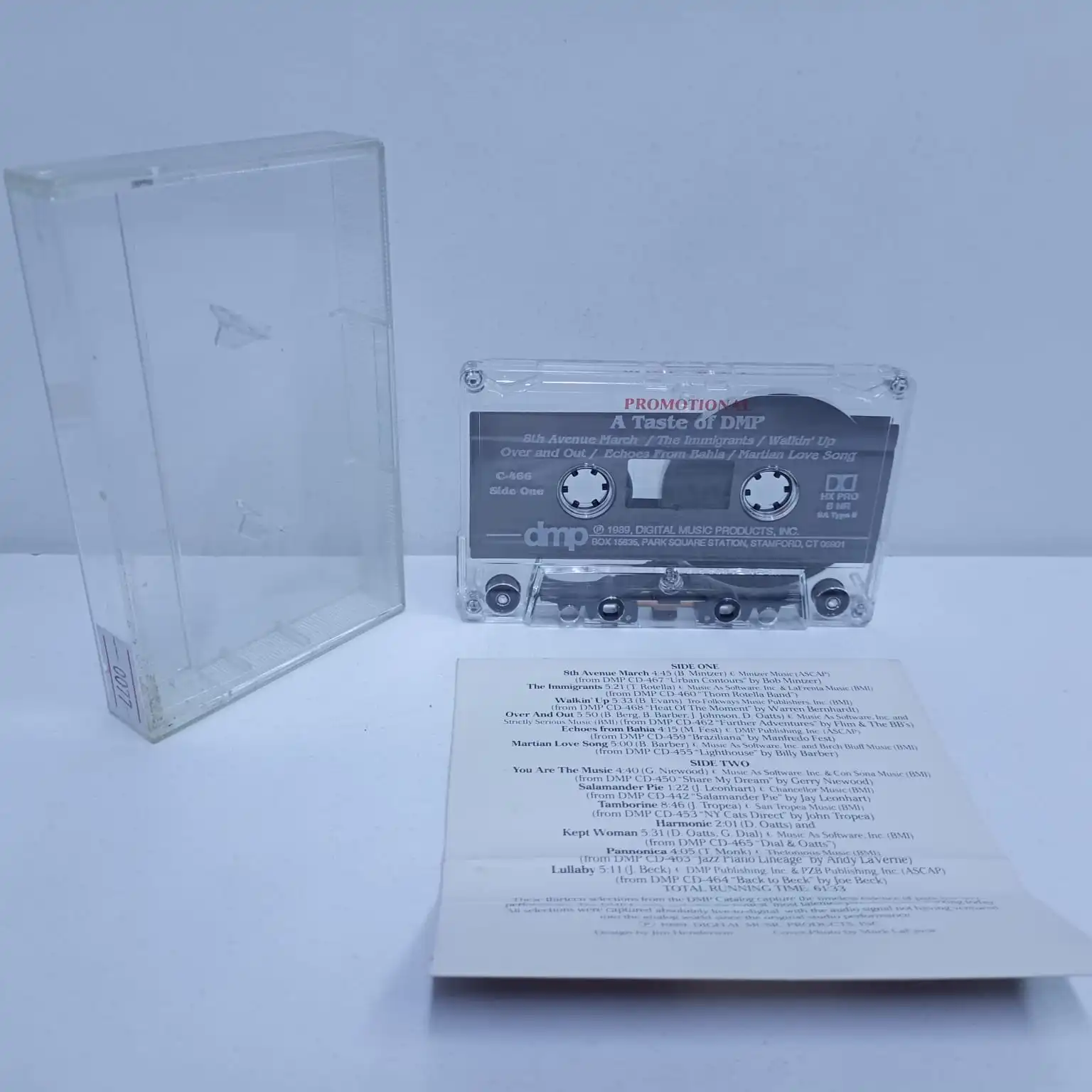 A taste of DMP – Various (CASSETTE) - Imagen 2