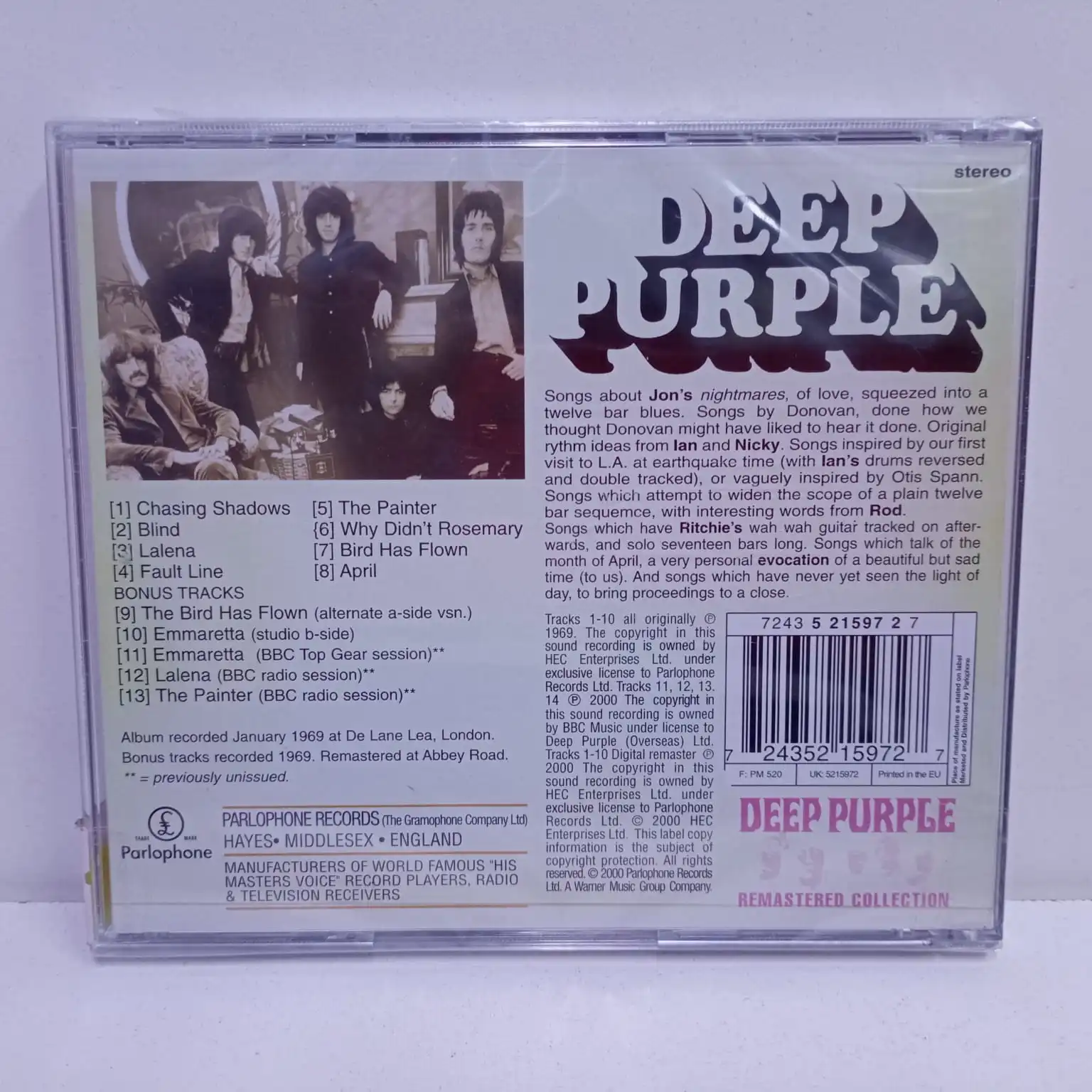 Deep Purple – Deep Purple (CD SELLADO) - Imagen 2