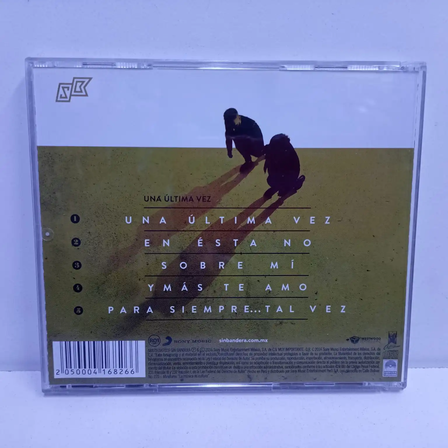 Sin Bandera – Una Ultima Vez (CD) - Imagen 3