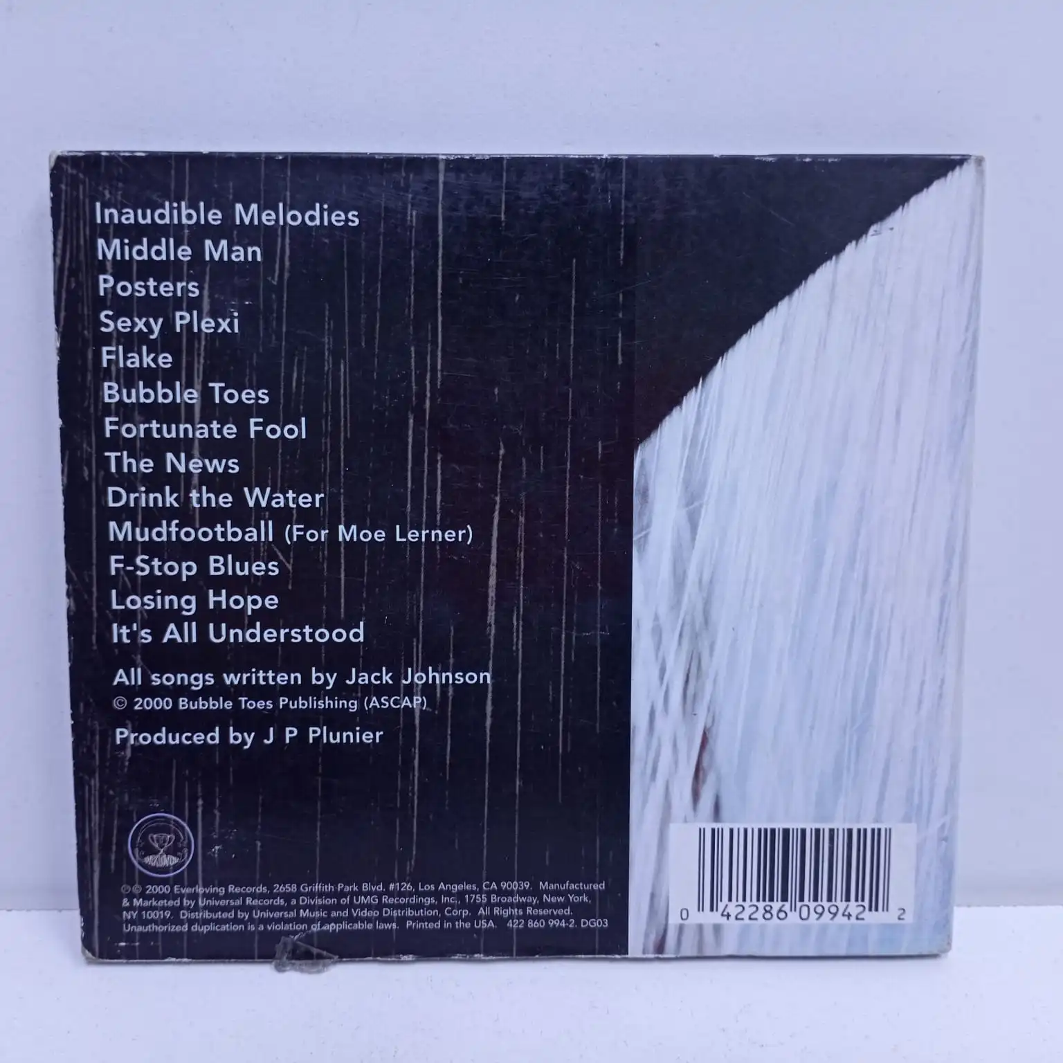 Jack Johnson – Brushfire Fairytales (CD) - Imagen 3